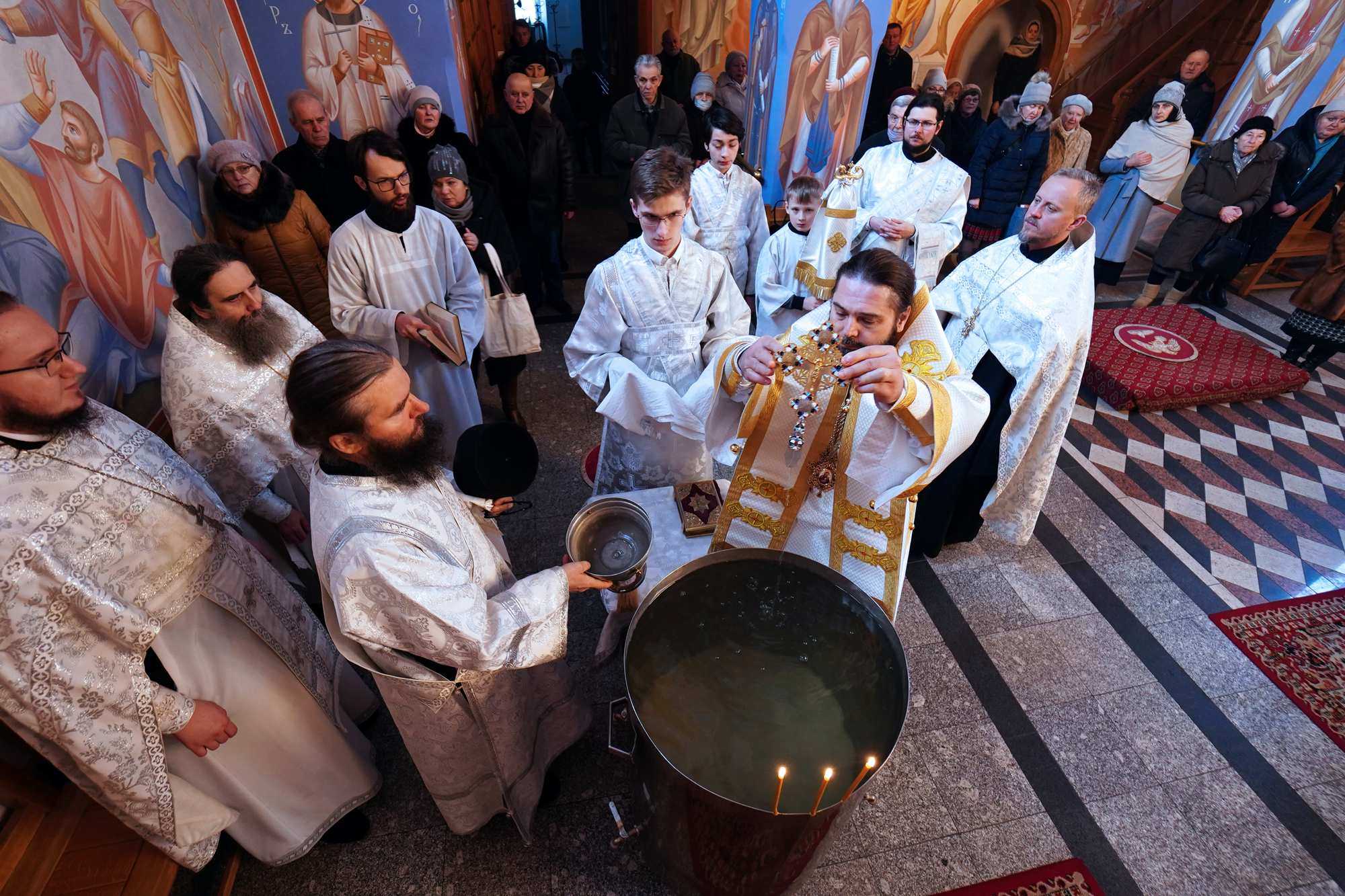 The eve of Baptism of Christ feast in Supraśl Monastery