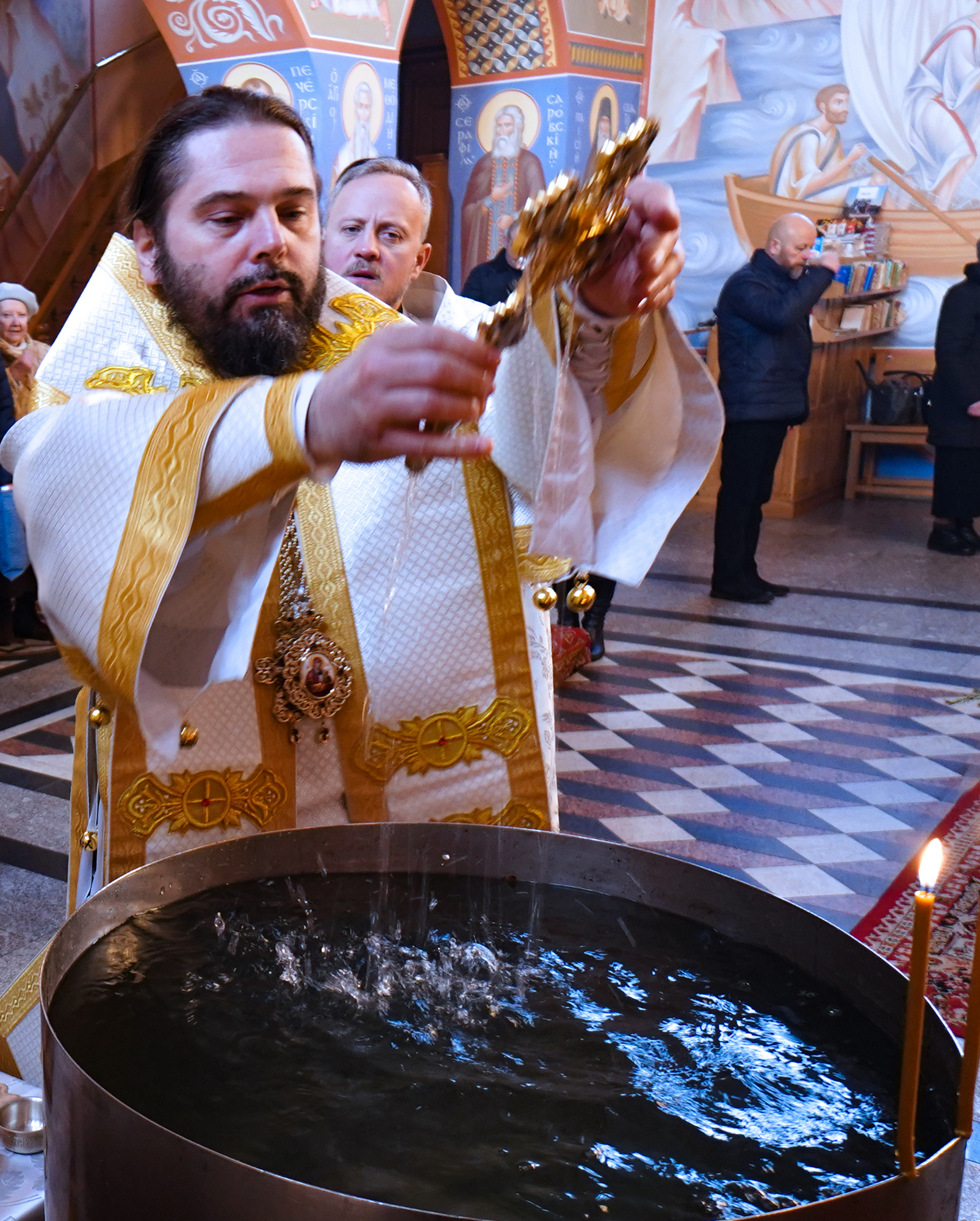 The eve of Baptism of Christ feast in Supraśl Monastery