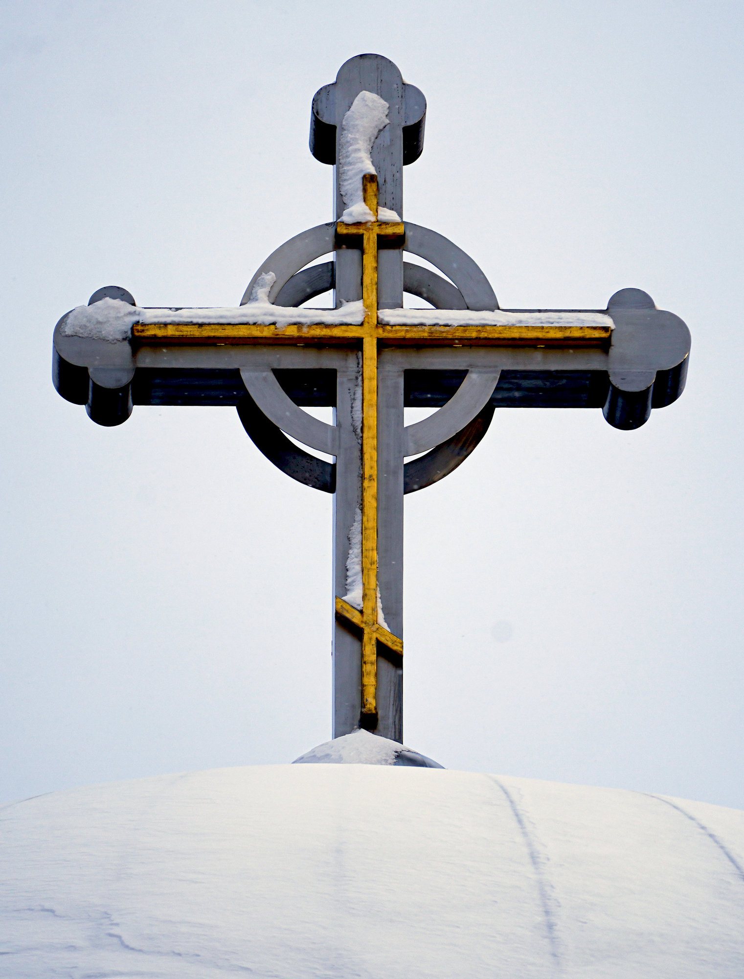 The main cross of Hagia Sophia Orthodox church in Białystok