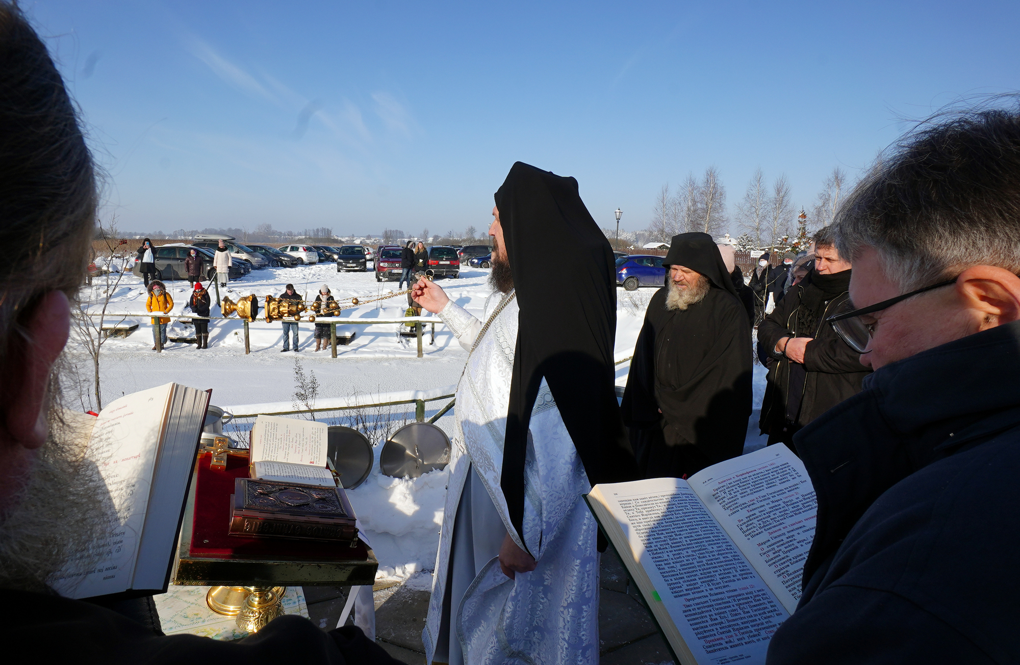 The feast of Baptism of Christ feast in Odrynki Skete