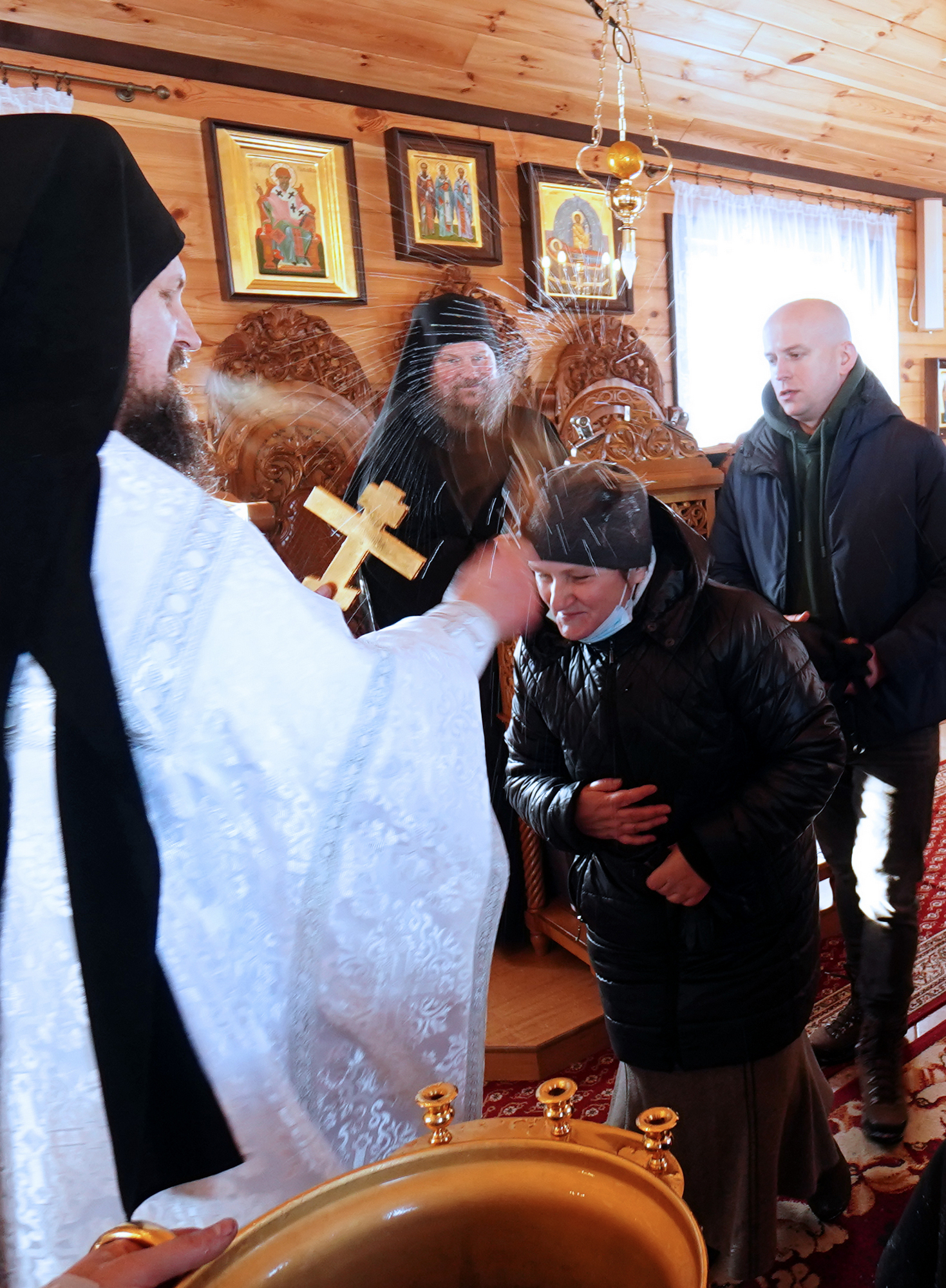 The feast of Baptism of Christ feast in Odrynki Skete