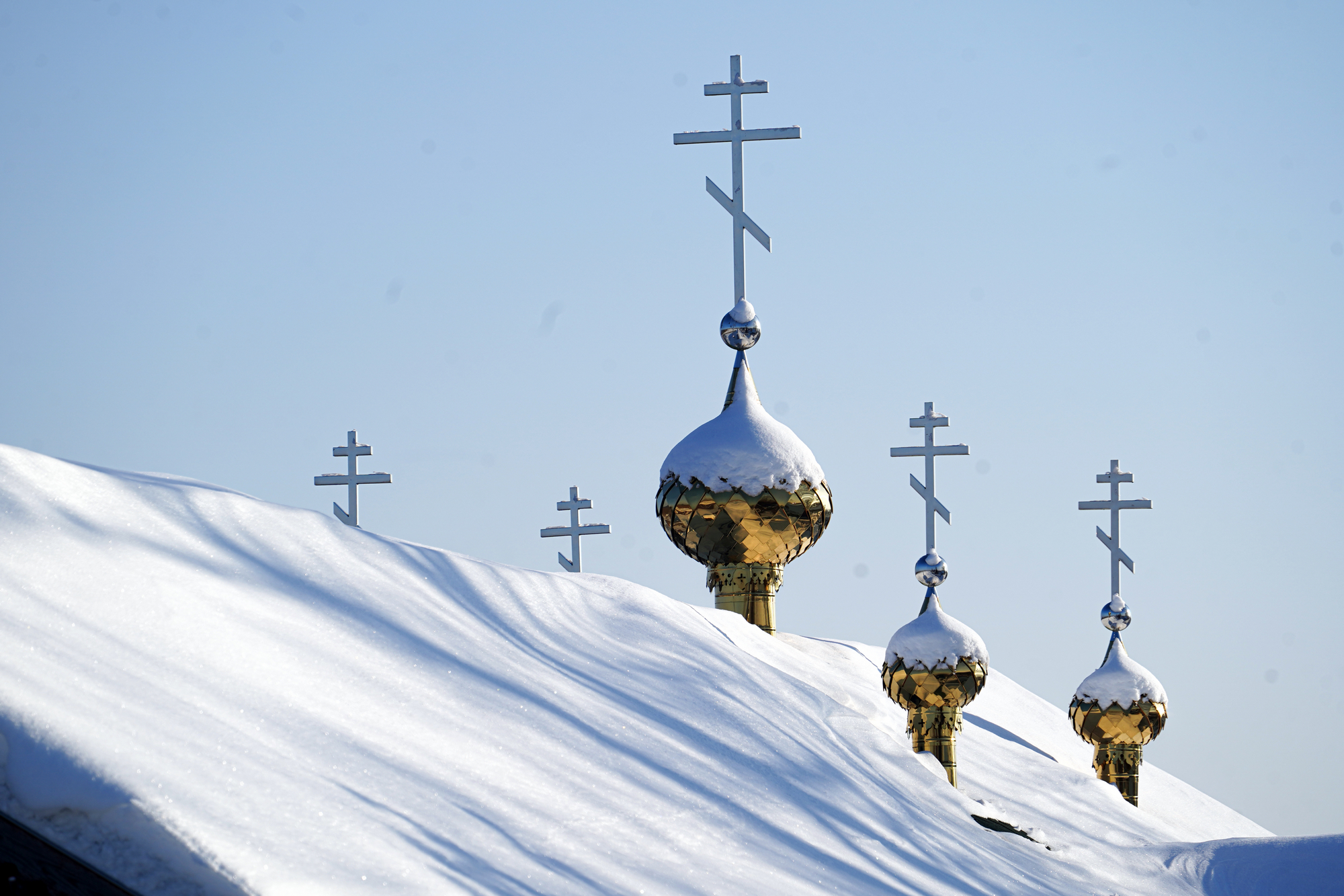 Winter in Odrynki Skete