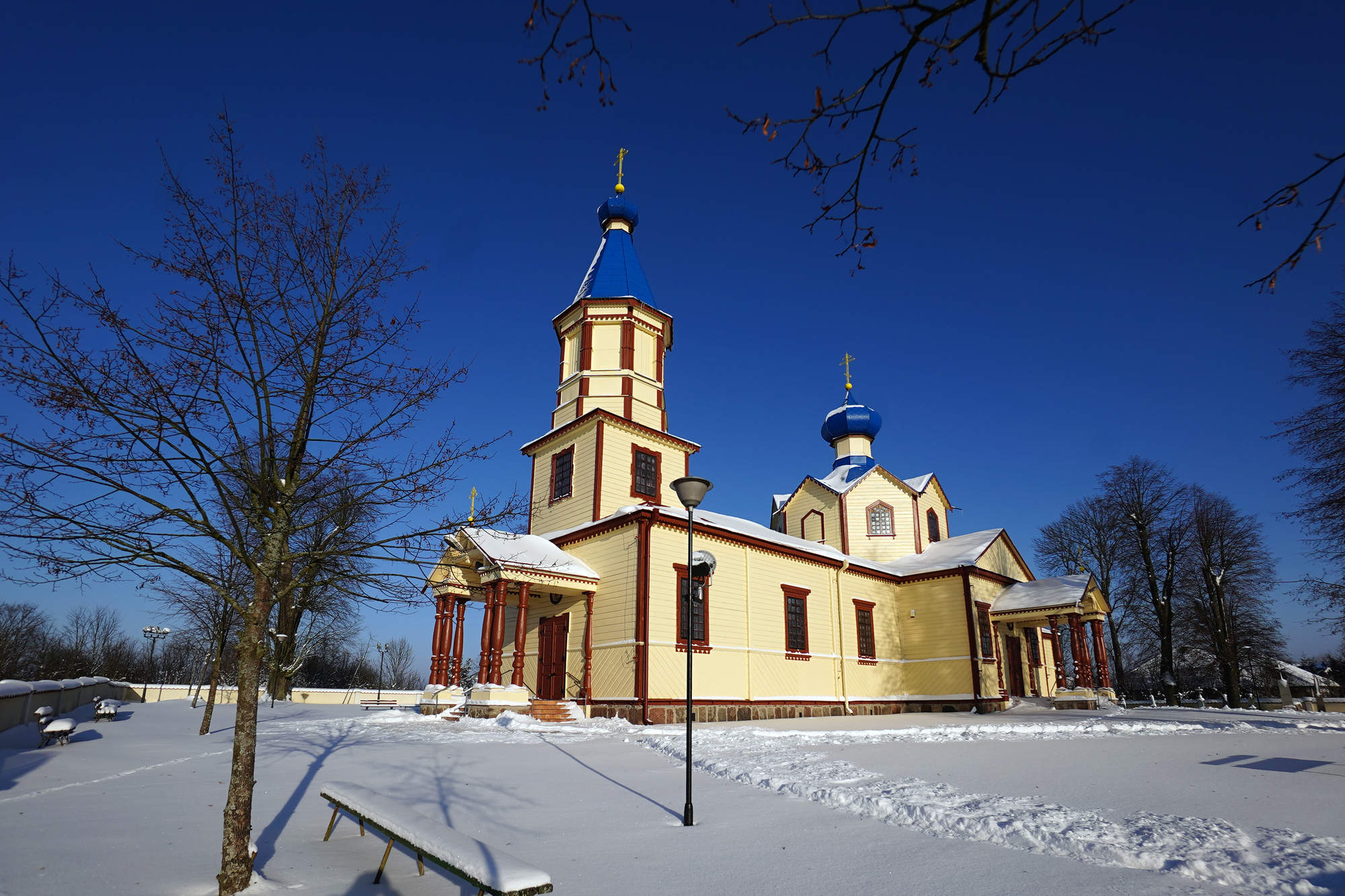 The Orthodox church in Łosinka