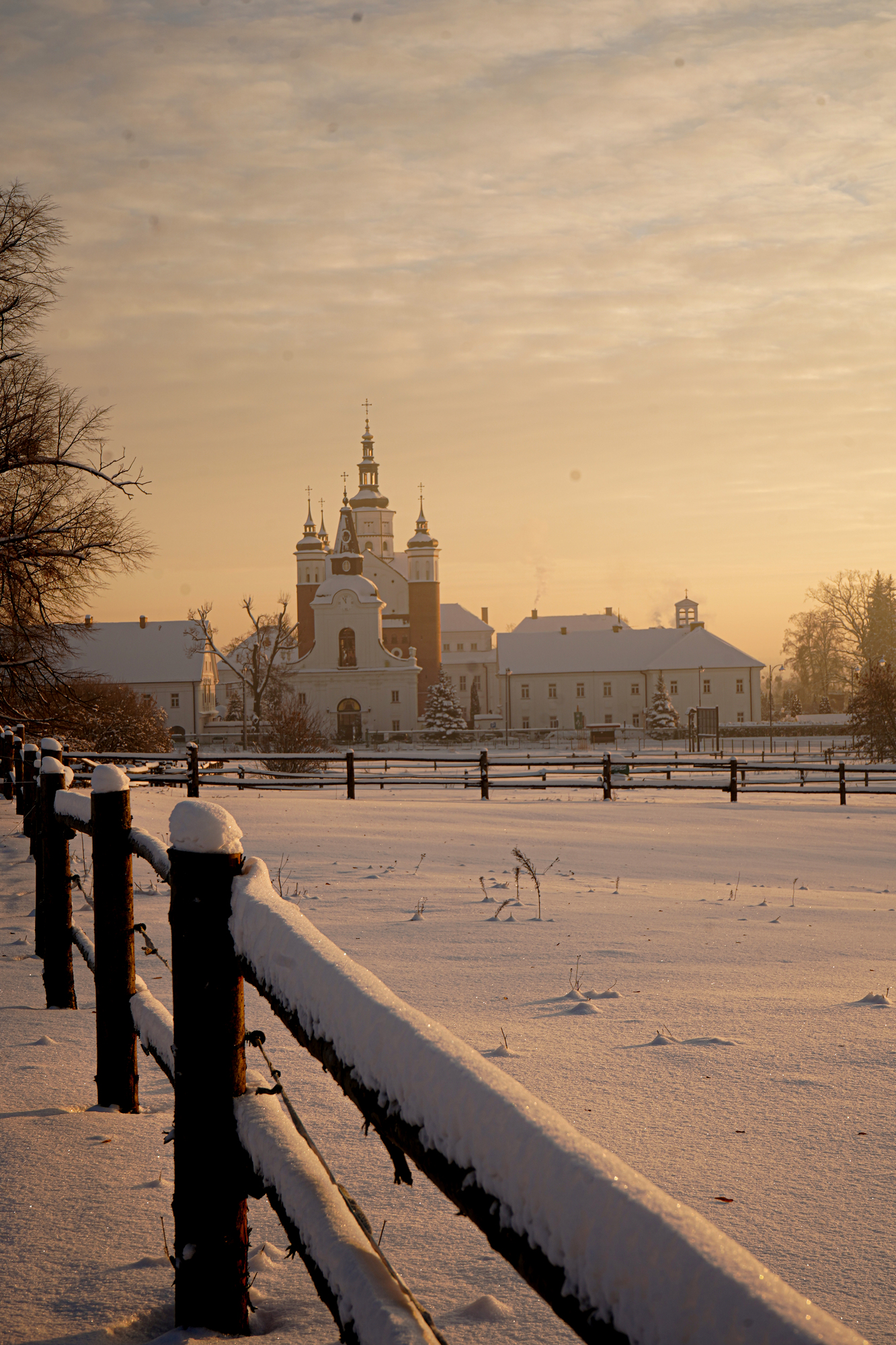 Sinrise over Supraśl Monastery