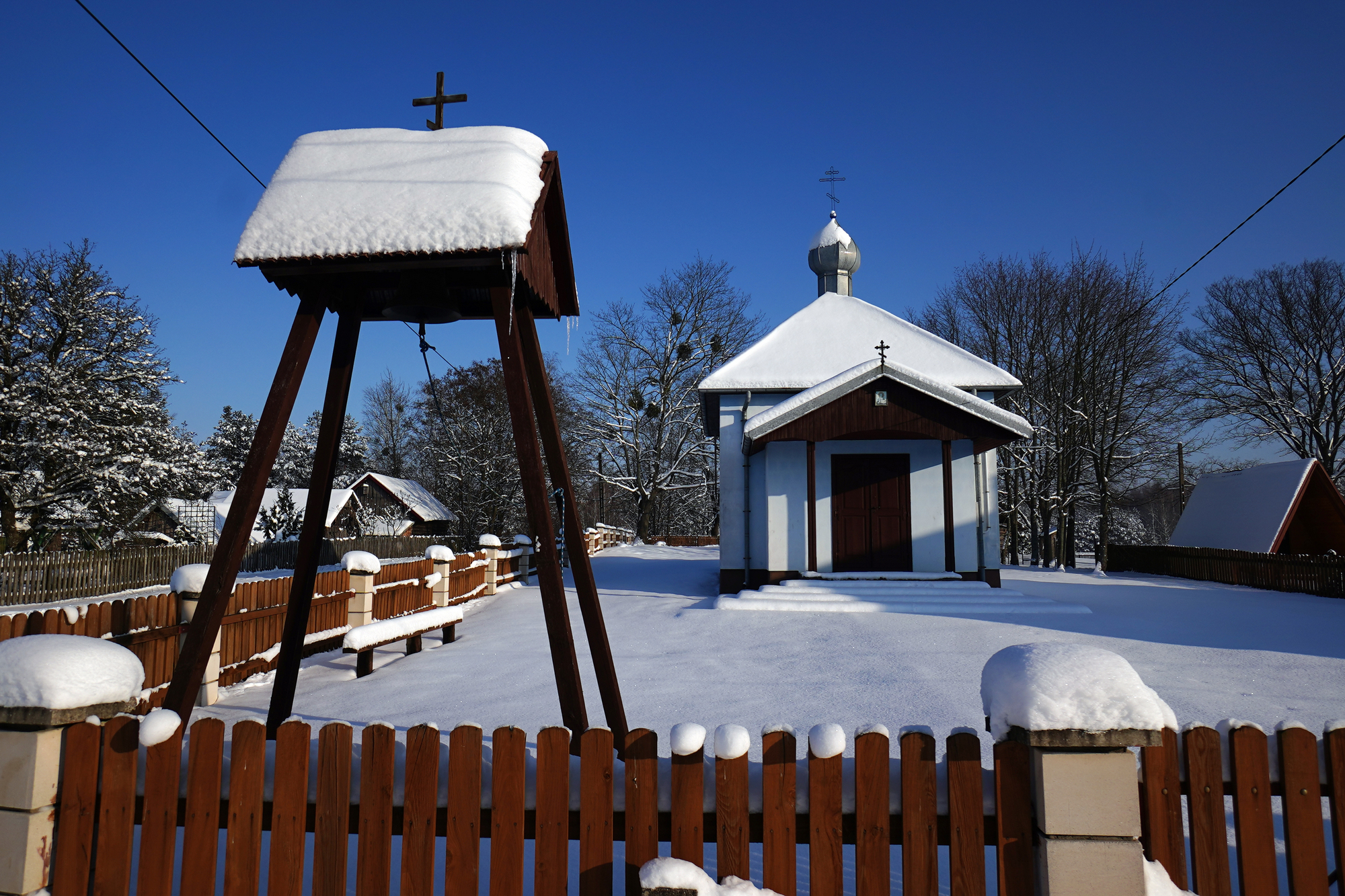 The Orthodox chapel in Rybaki village