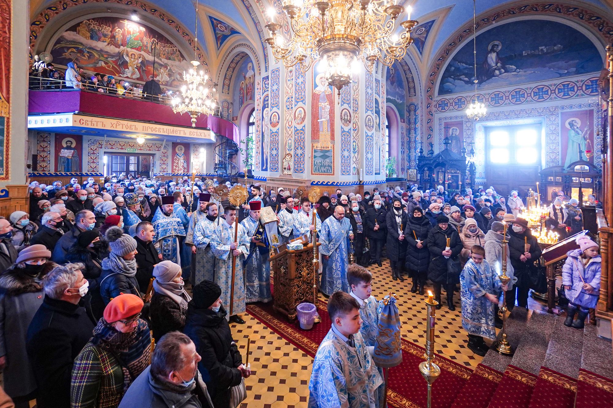 The Meeting of the Lord feast in St. Nicholas Cathedral in Białystok