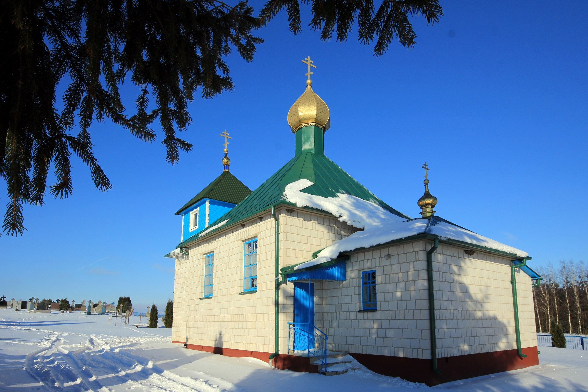 The cementary church in Malinniki