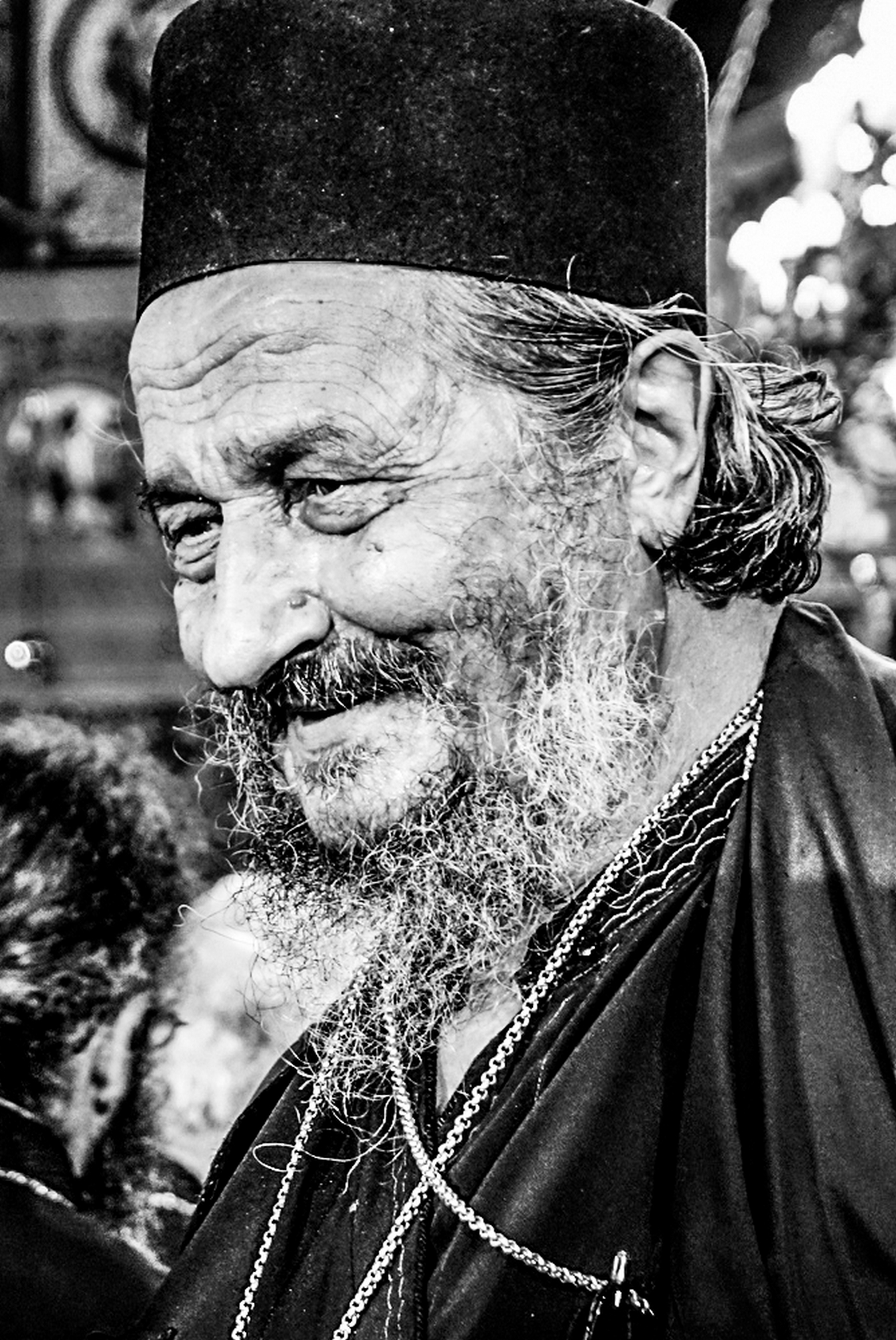 Blessed memory bishop Atanasije Jevtić at Pan-Orthodox Council on Crete, 2016