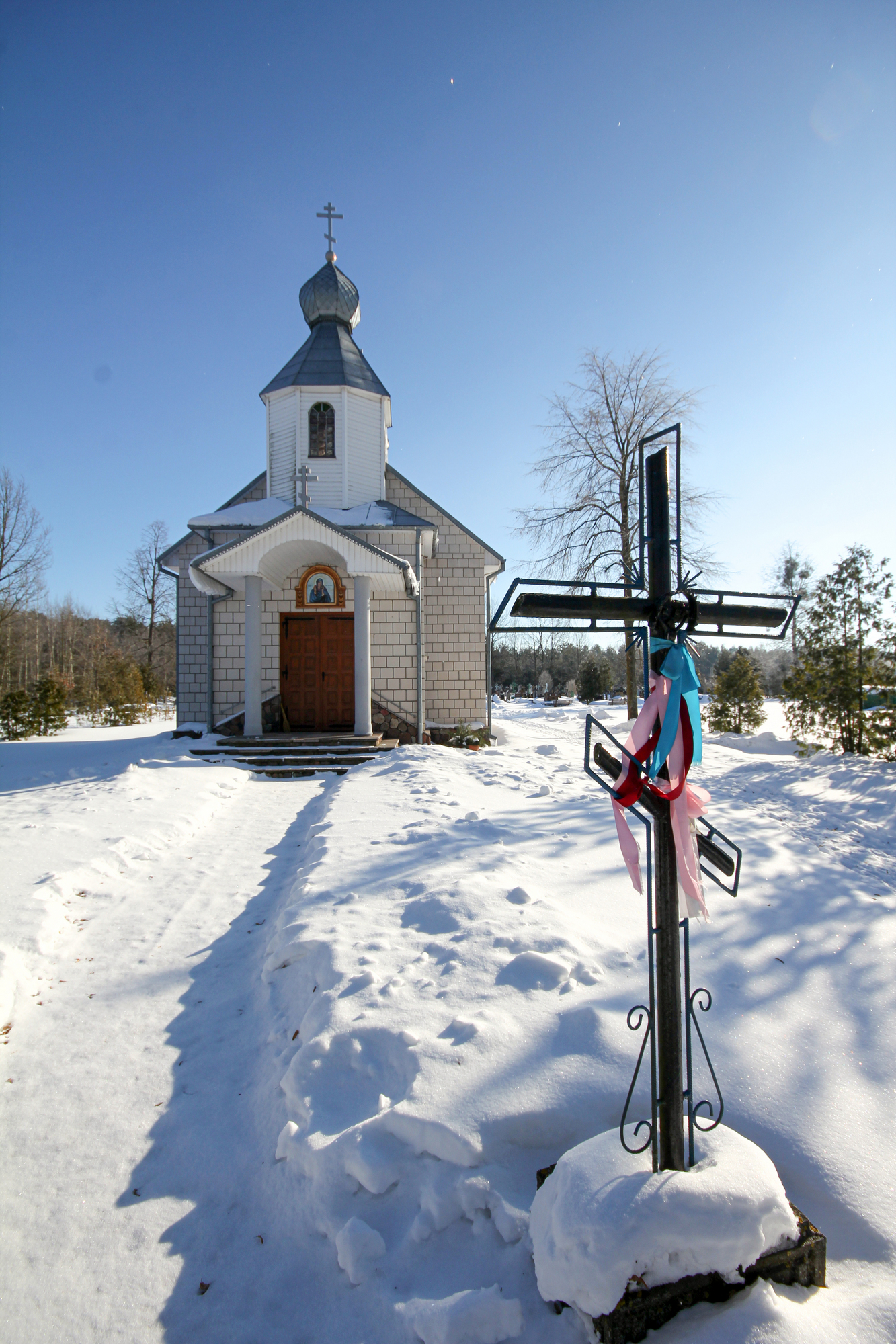 Cementary church in Suchowolce village