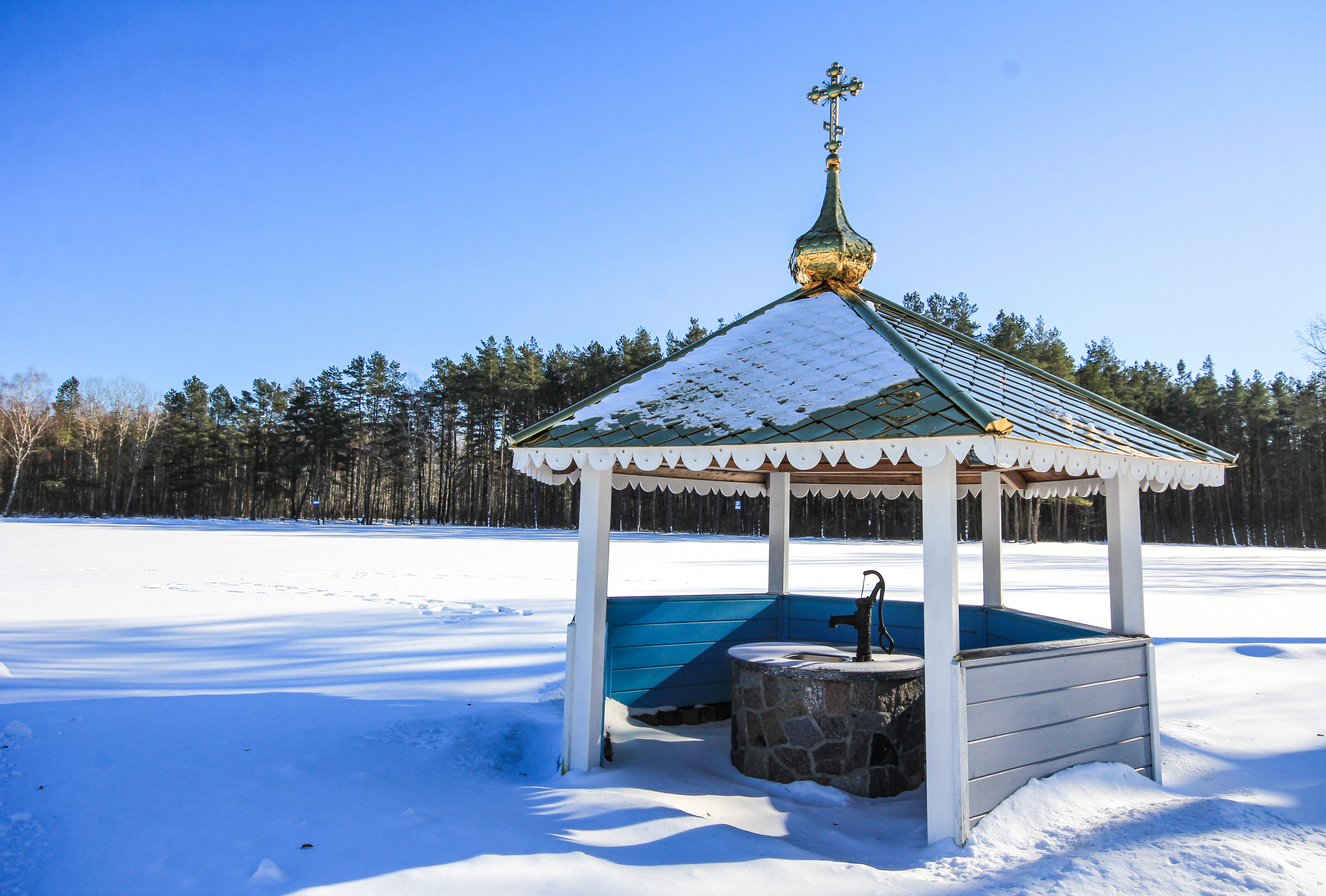 The Orthodox chapel in Werstok