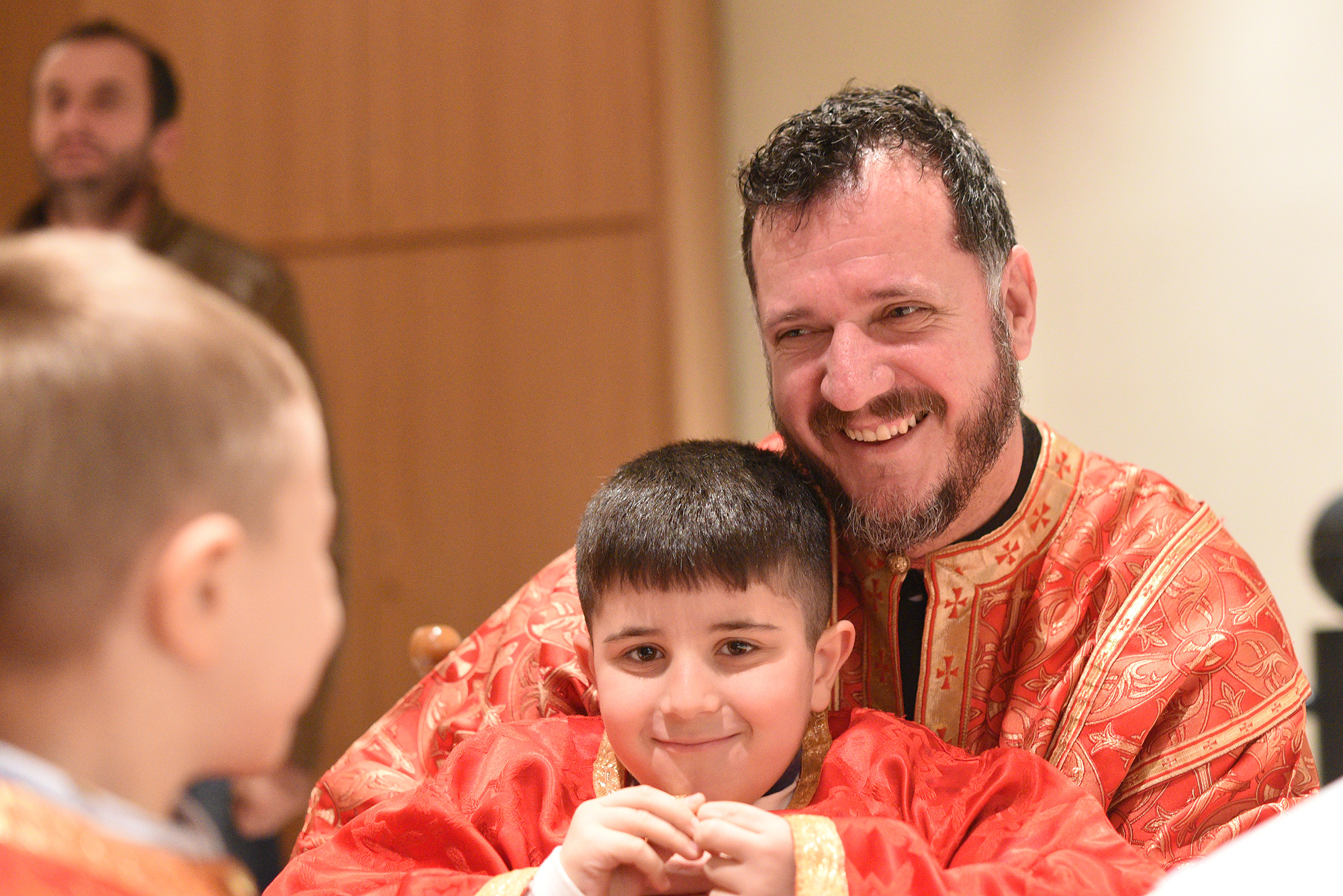 Liturgy at cathedral in Tirana