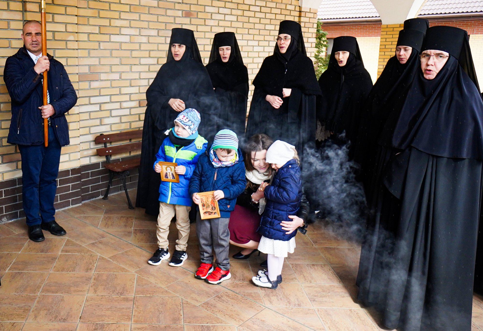 Paschal period processions in Zwierki Convent