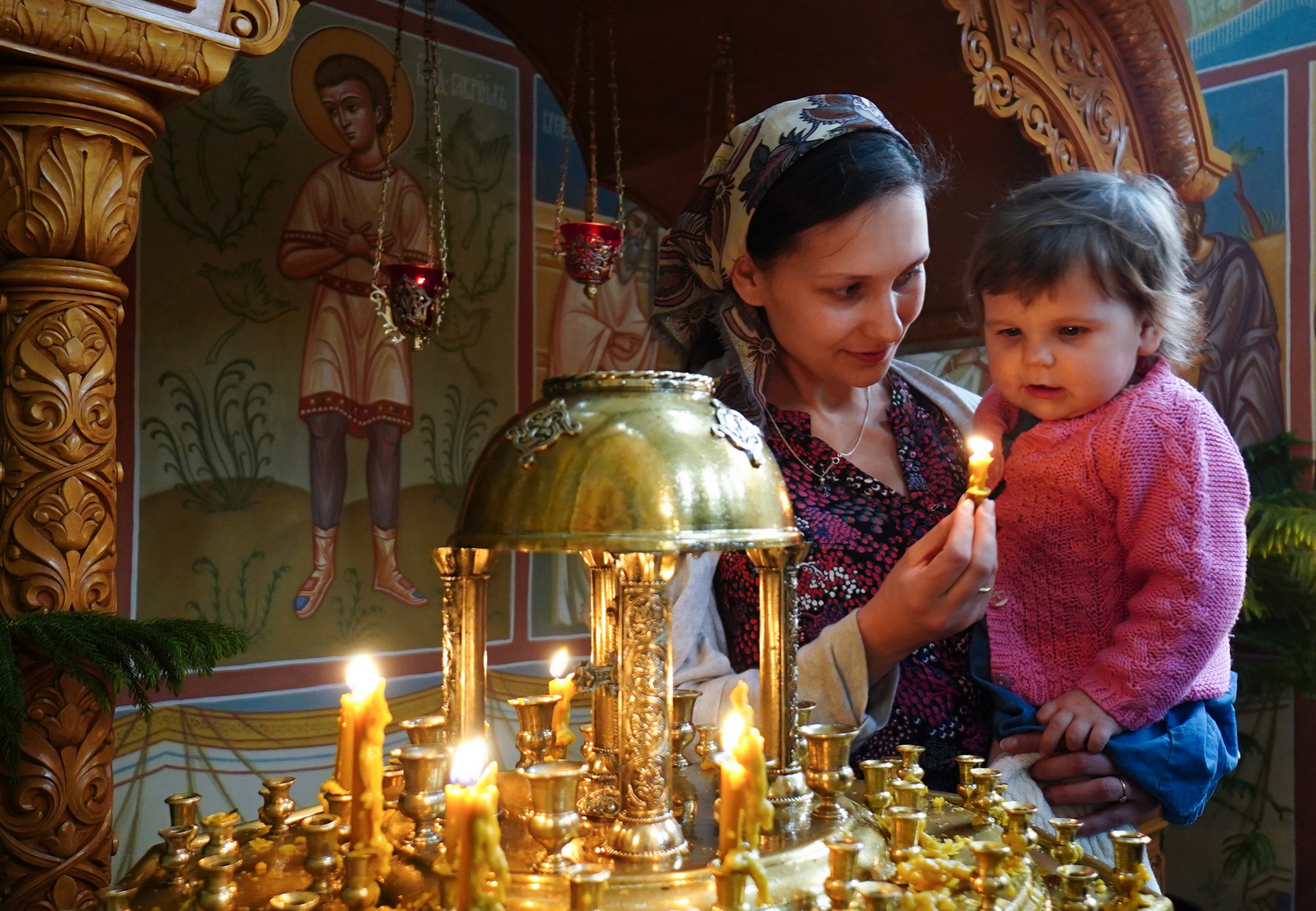 aschal period processions in Zwierki Convent 