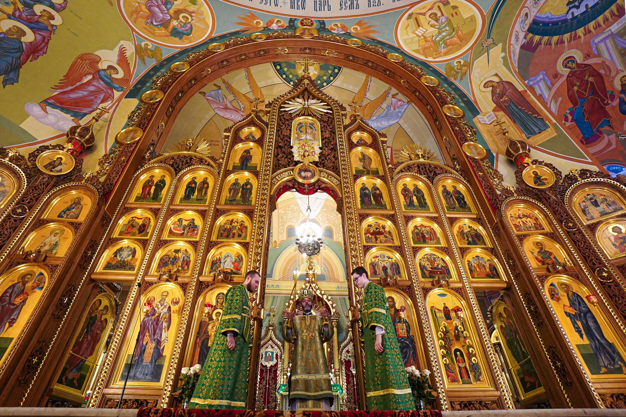 The Holy Spirit feast in the Holy Spirit Orthodox church in Białystok