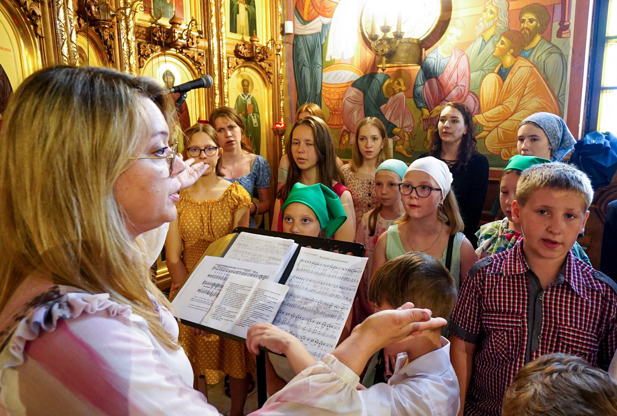 The Holy Spirit feast in the Holy Spirit Orthodox church in Białystok