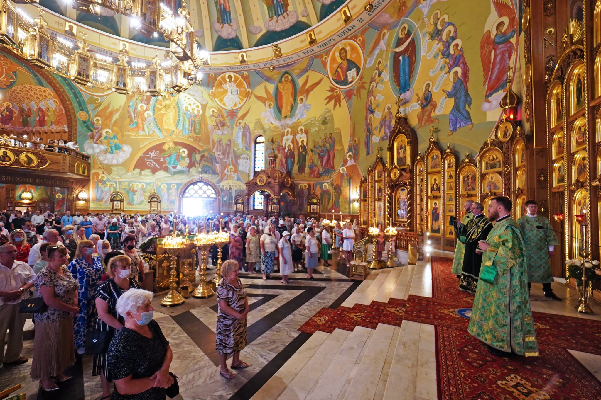 The Holy Spirit feast in the Holy Spirit Orthodox church in Białystok