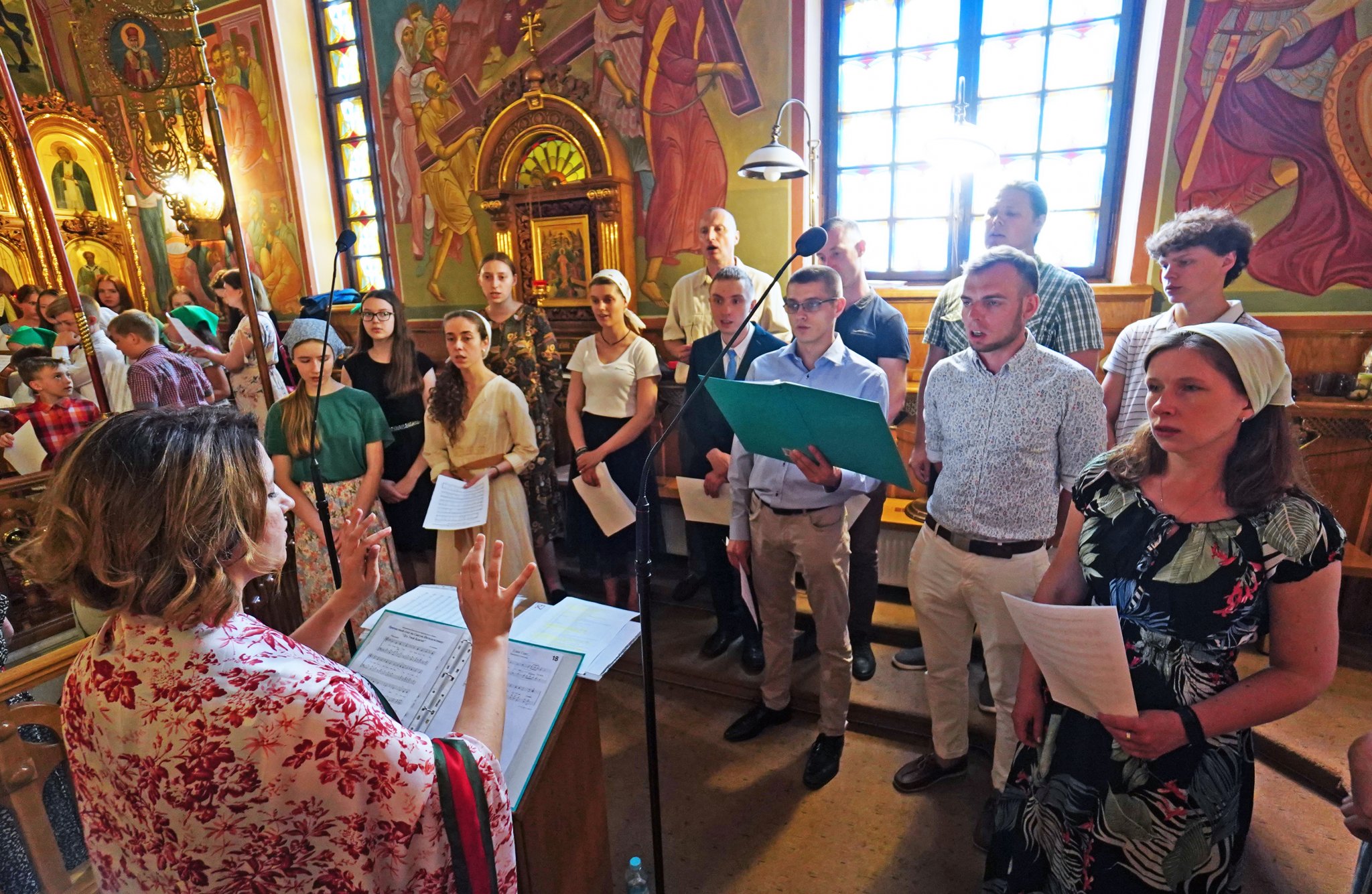 The Holy Spirit feast in the Holy Spirit Orthodox church in Białystok