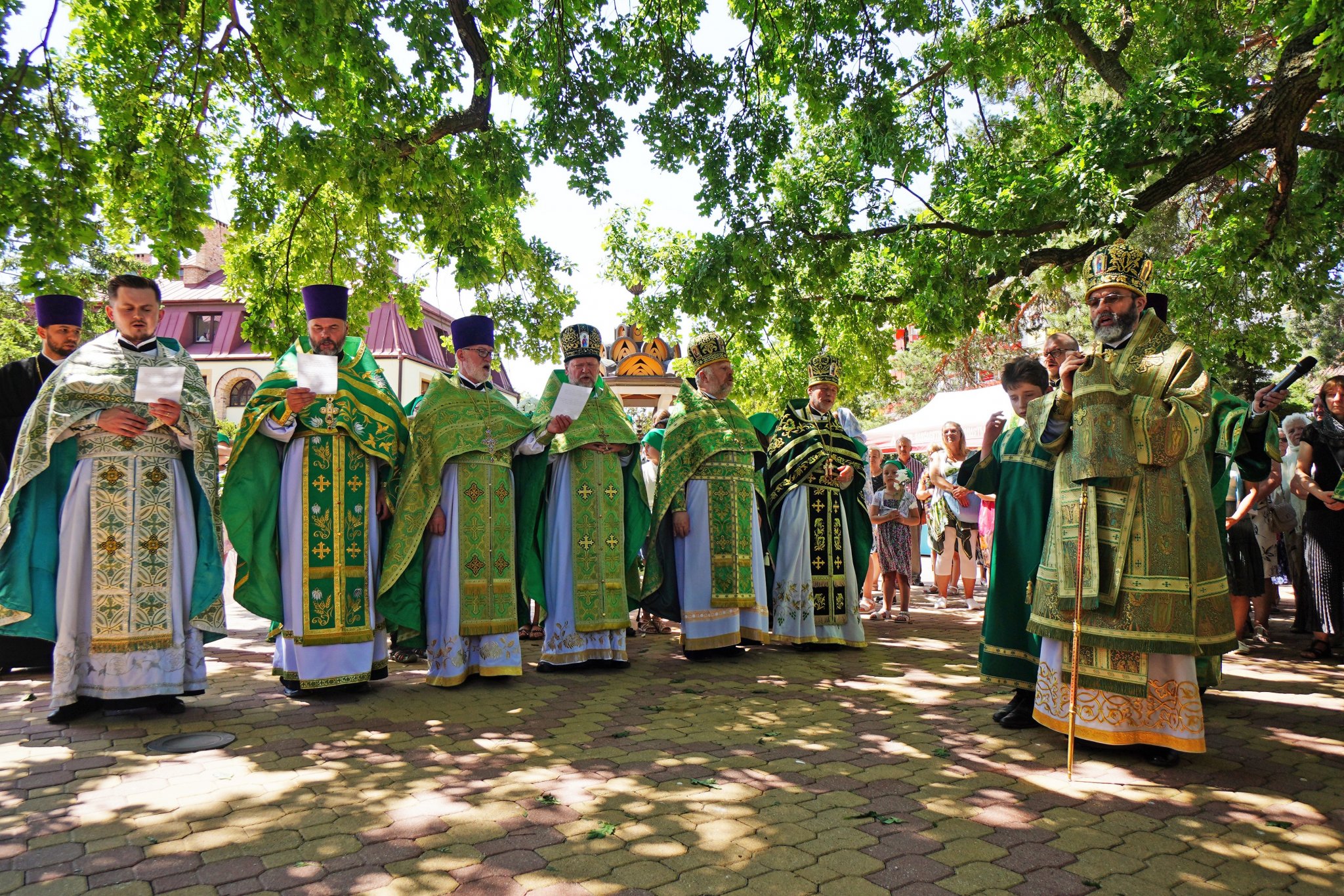 The Holy Spirit feast in the Holy Spirit Orthodox church in Białystok