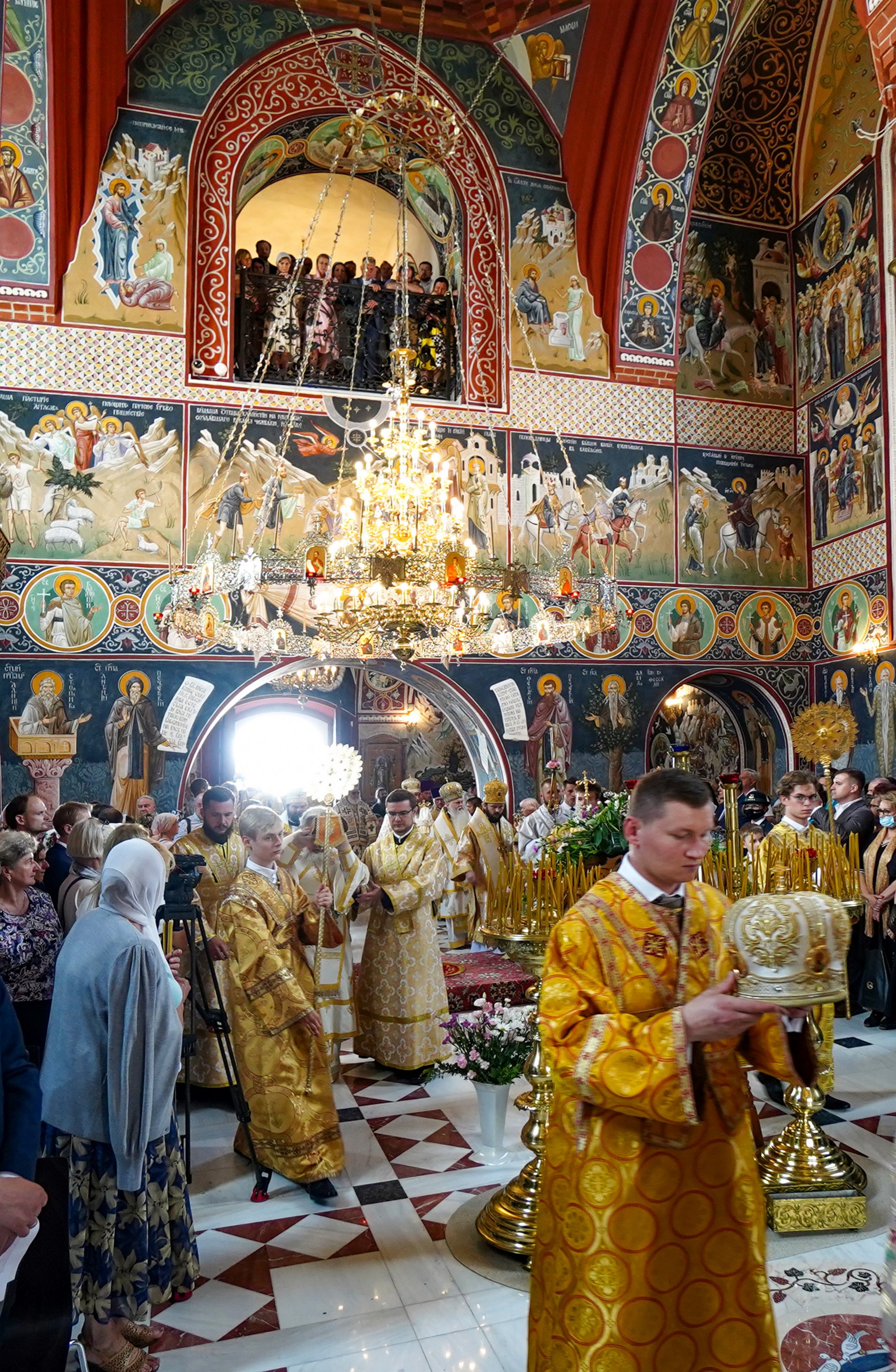 The consecration of Annunciation Cathedral of Supraśl Monastery