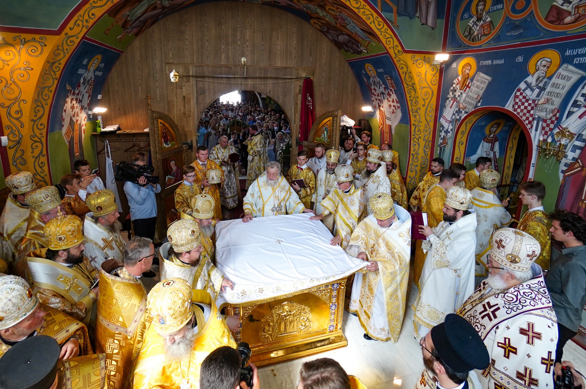 The consecration of Annunciation Cathedral of Supraśl Monastery