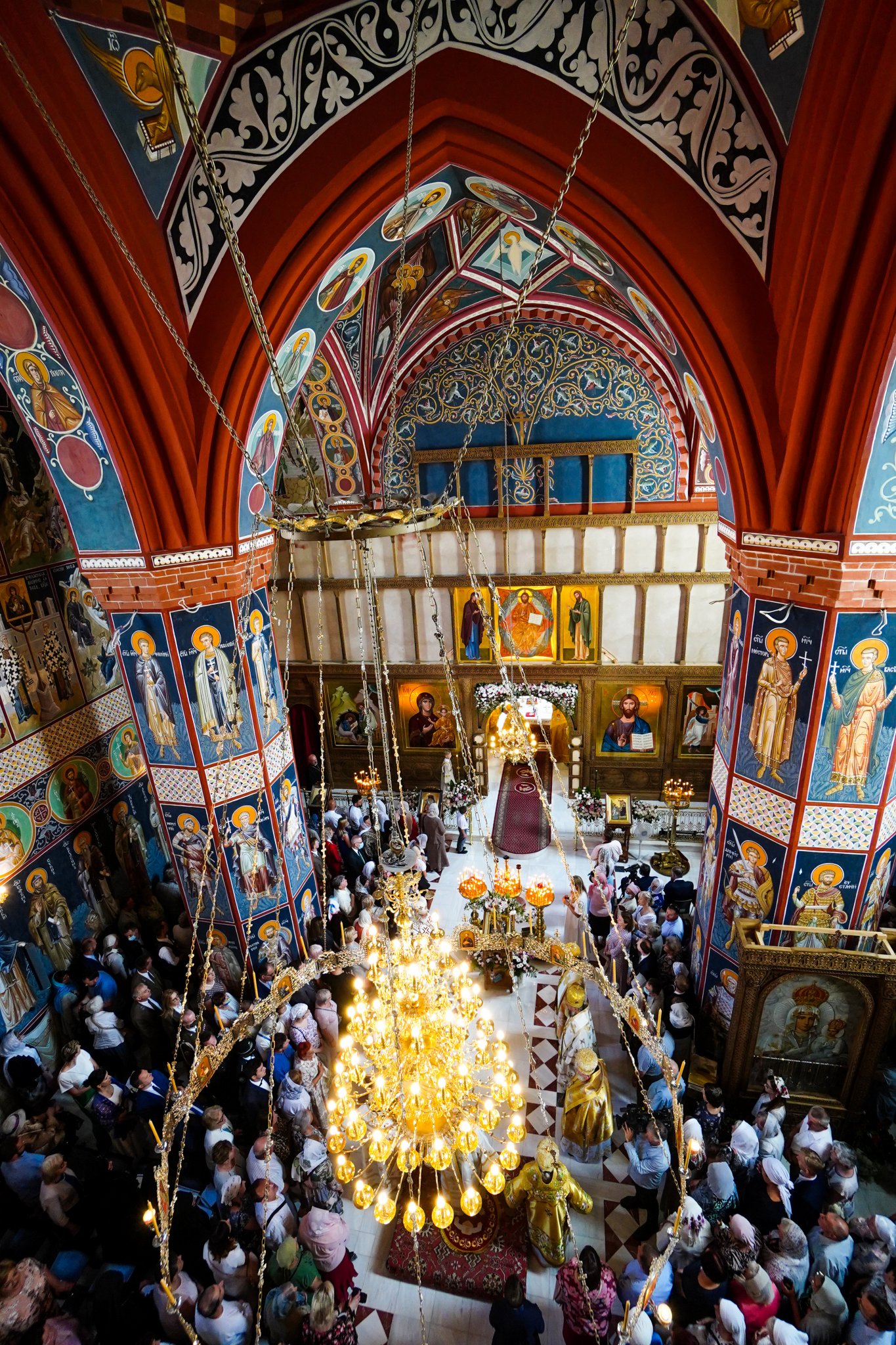 The consecration of Annunciation Cathedral of Supraśl Monastery