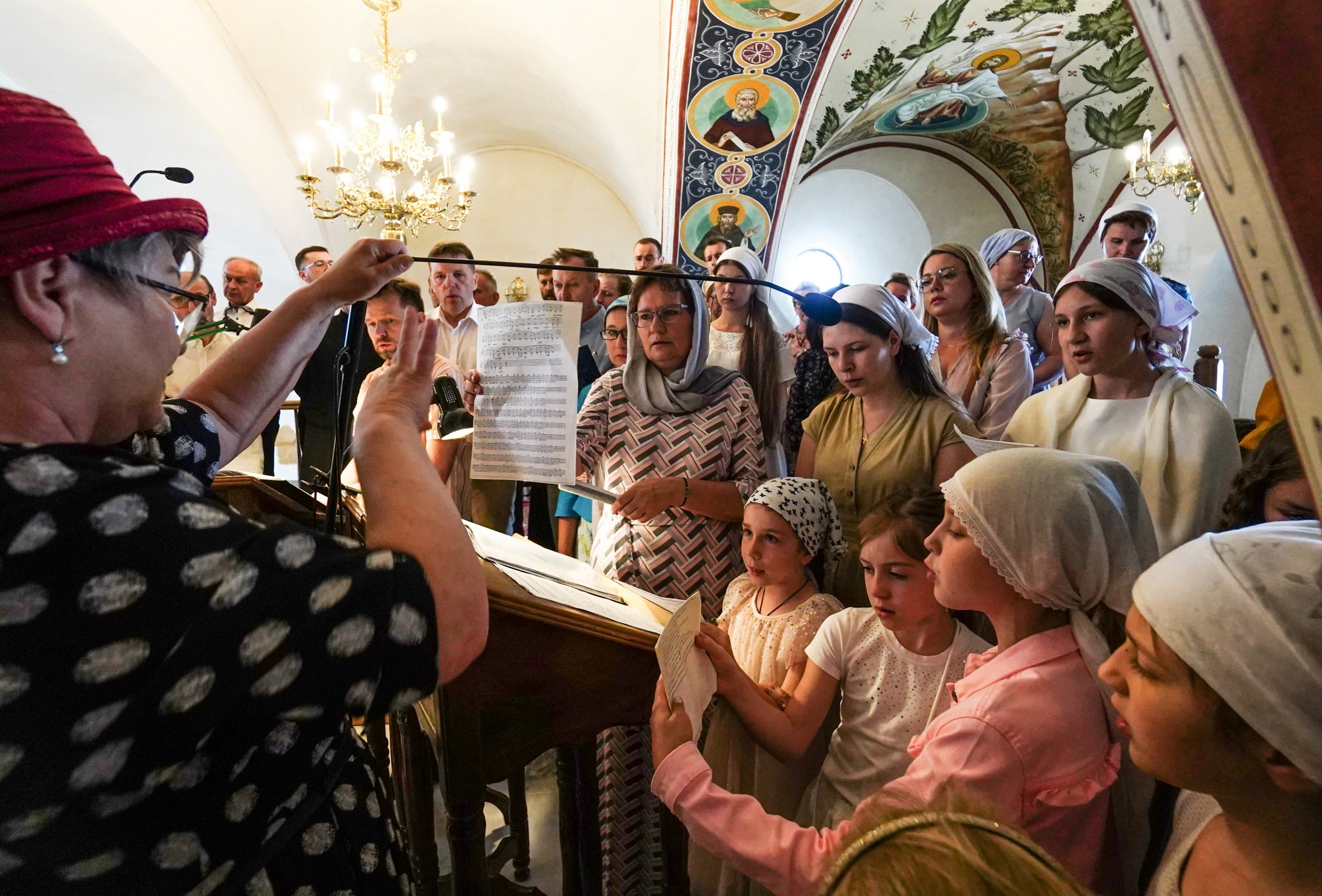 The consecration of Annunciation Cathedral of Supraśl Monastery