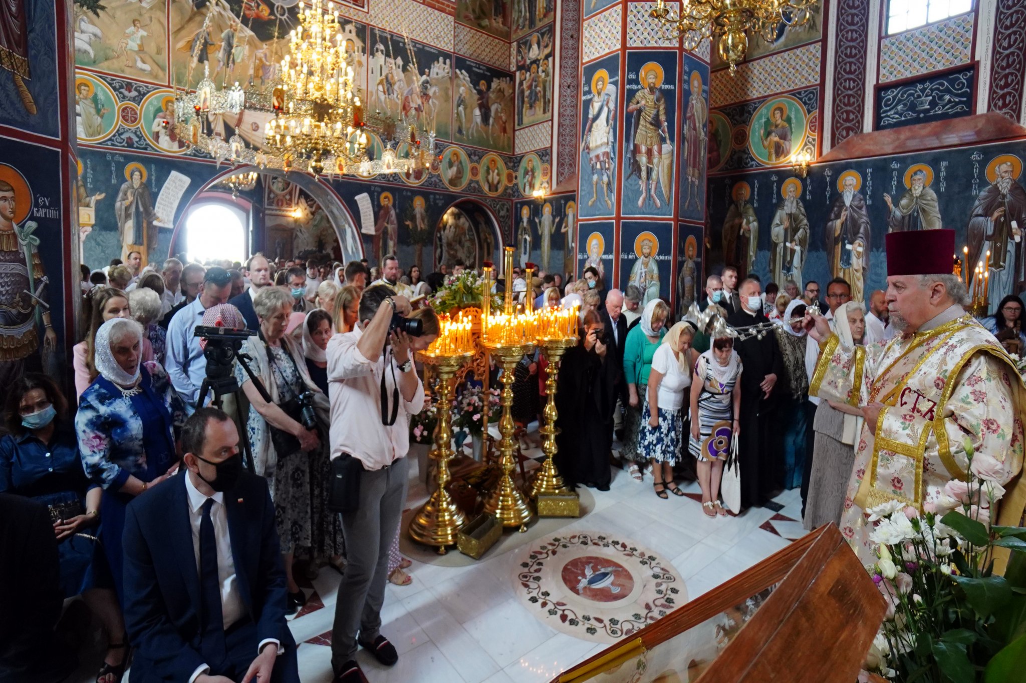 The consecration of Annunciation Cathedral of Supraśl Monastery