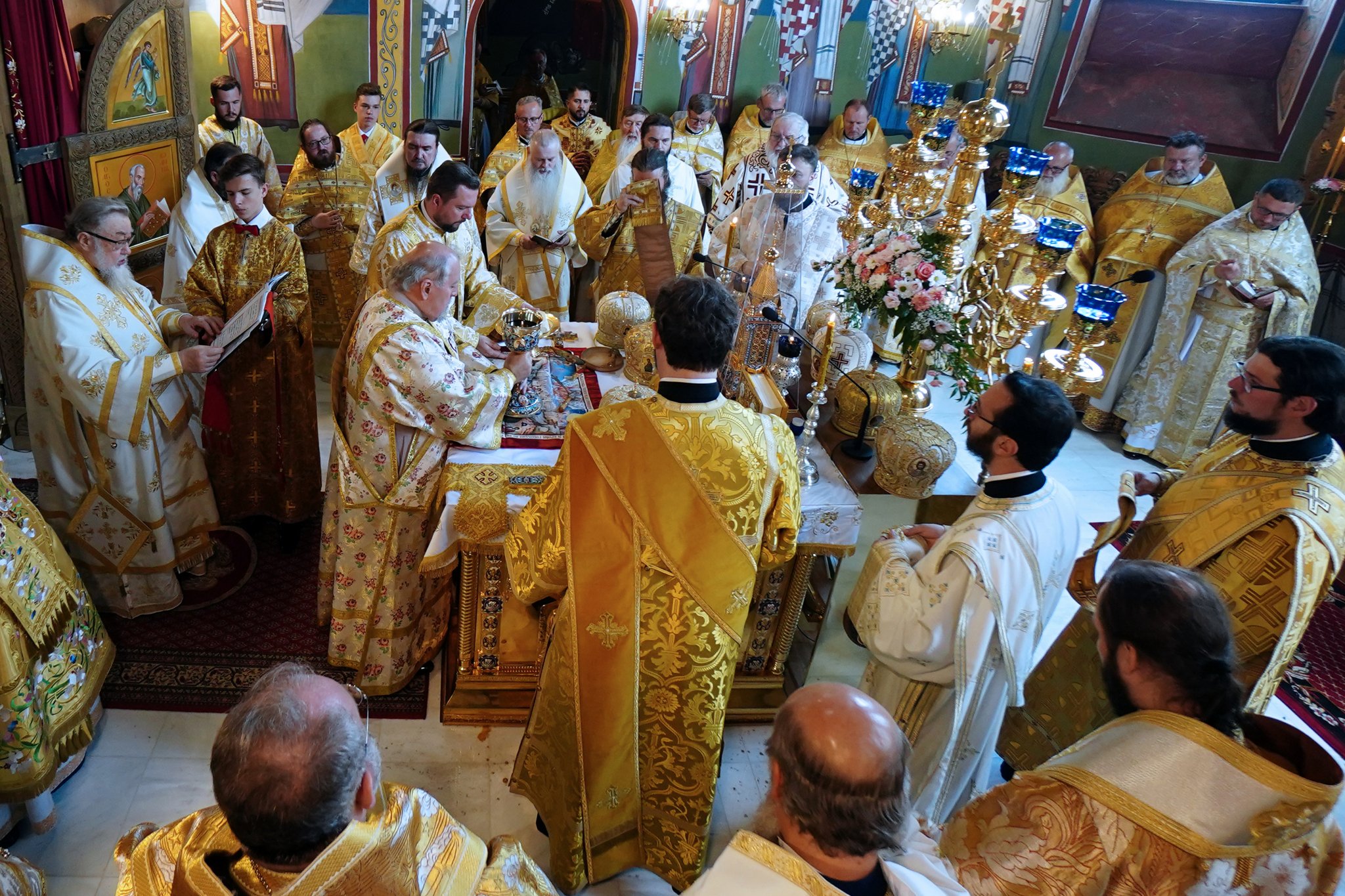 The consecration of Annunciation Cathedral of Supraśl Monastery