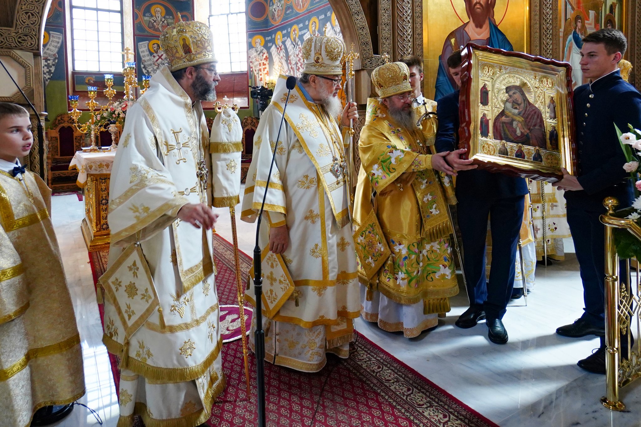 The consecration of Annunciation Cathedral of Supraśl Monastery