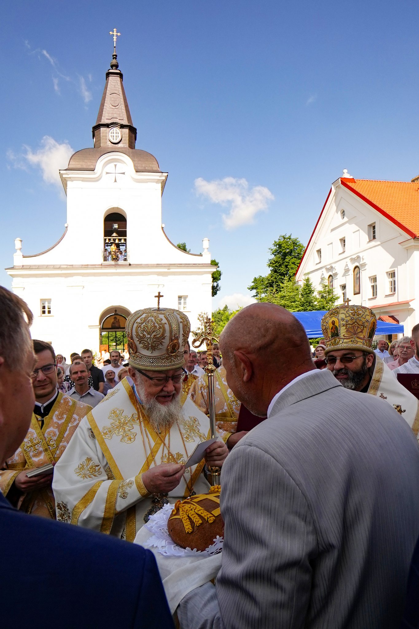 The consecration of Annunciation Cathedral of Supraśl Monastery