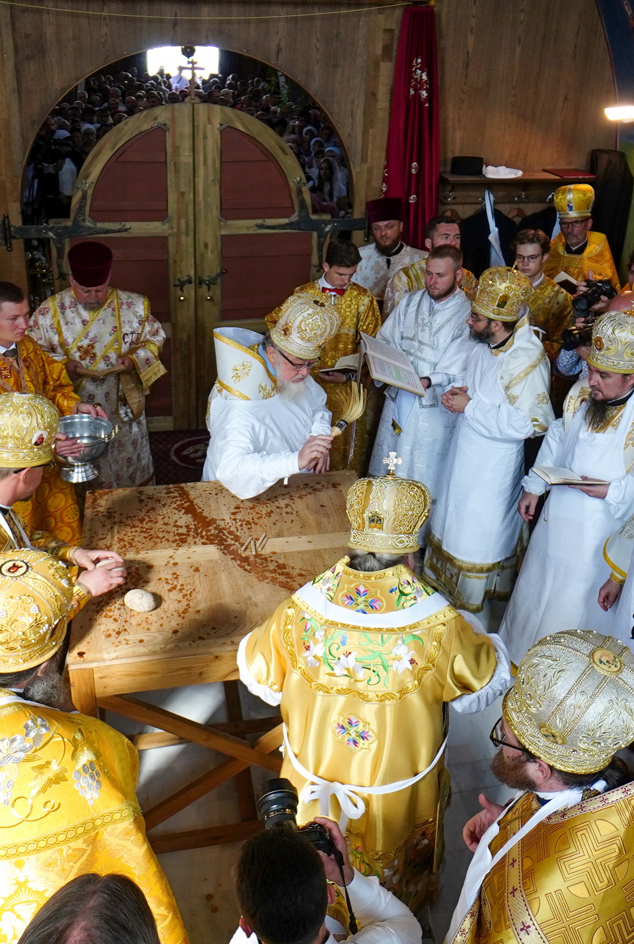 The consecration of Annunciation Cathedral of Supraśl Monastery