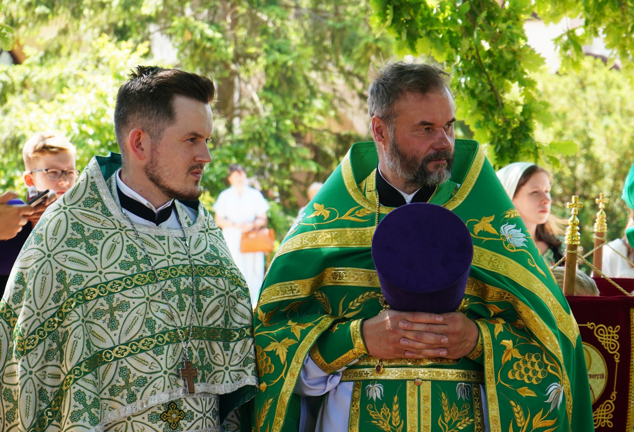 The Holy Spirit feast in the Holy Spirit Orthodox church in Białystok