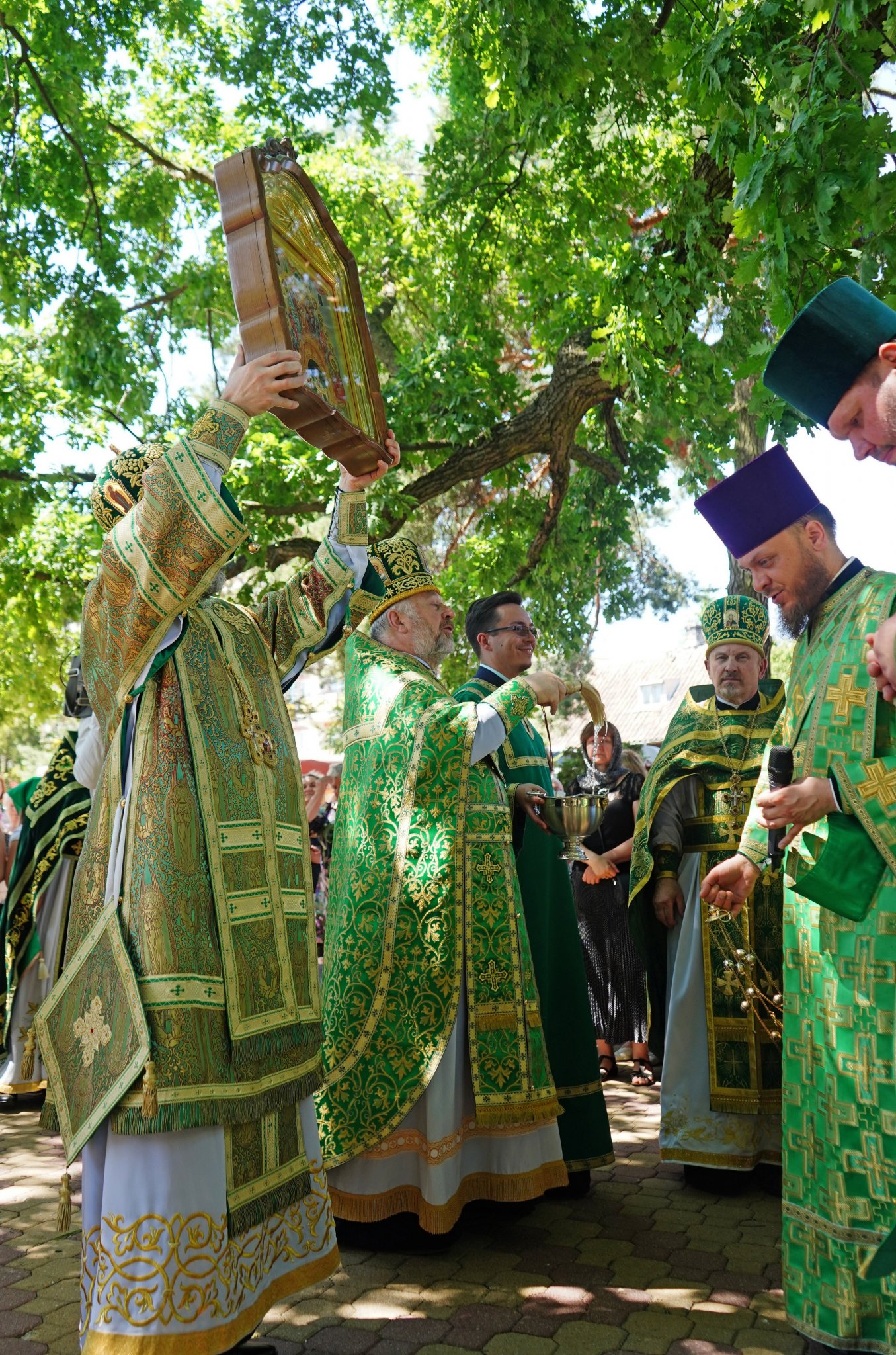 The Holy Spirit feast in the Holy Spirit Orthodox church in Białystok