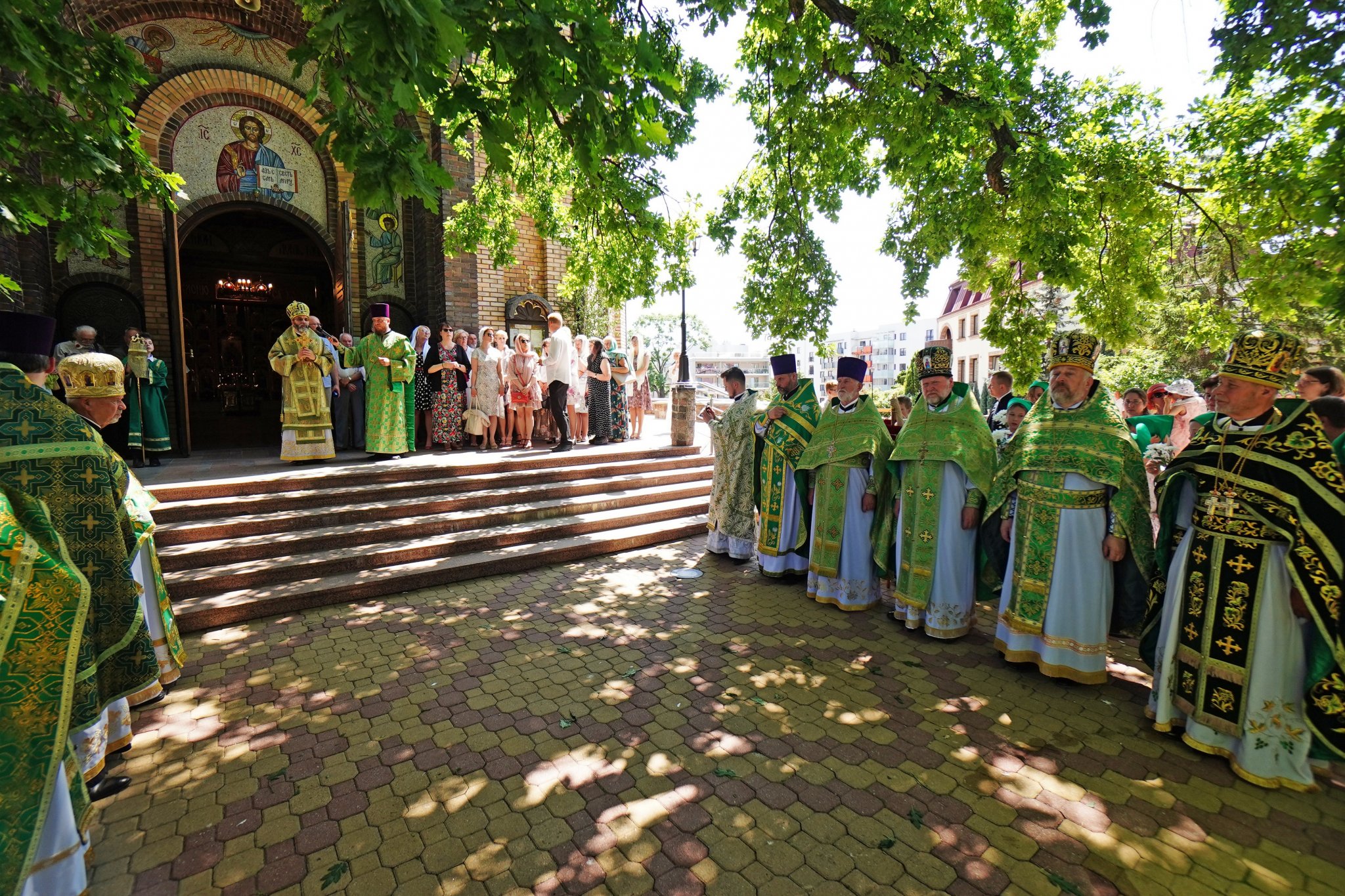 The Holy Spirit feast in the Holy Spirit Orthodox church in Białystok