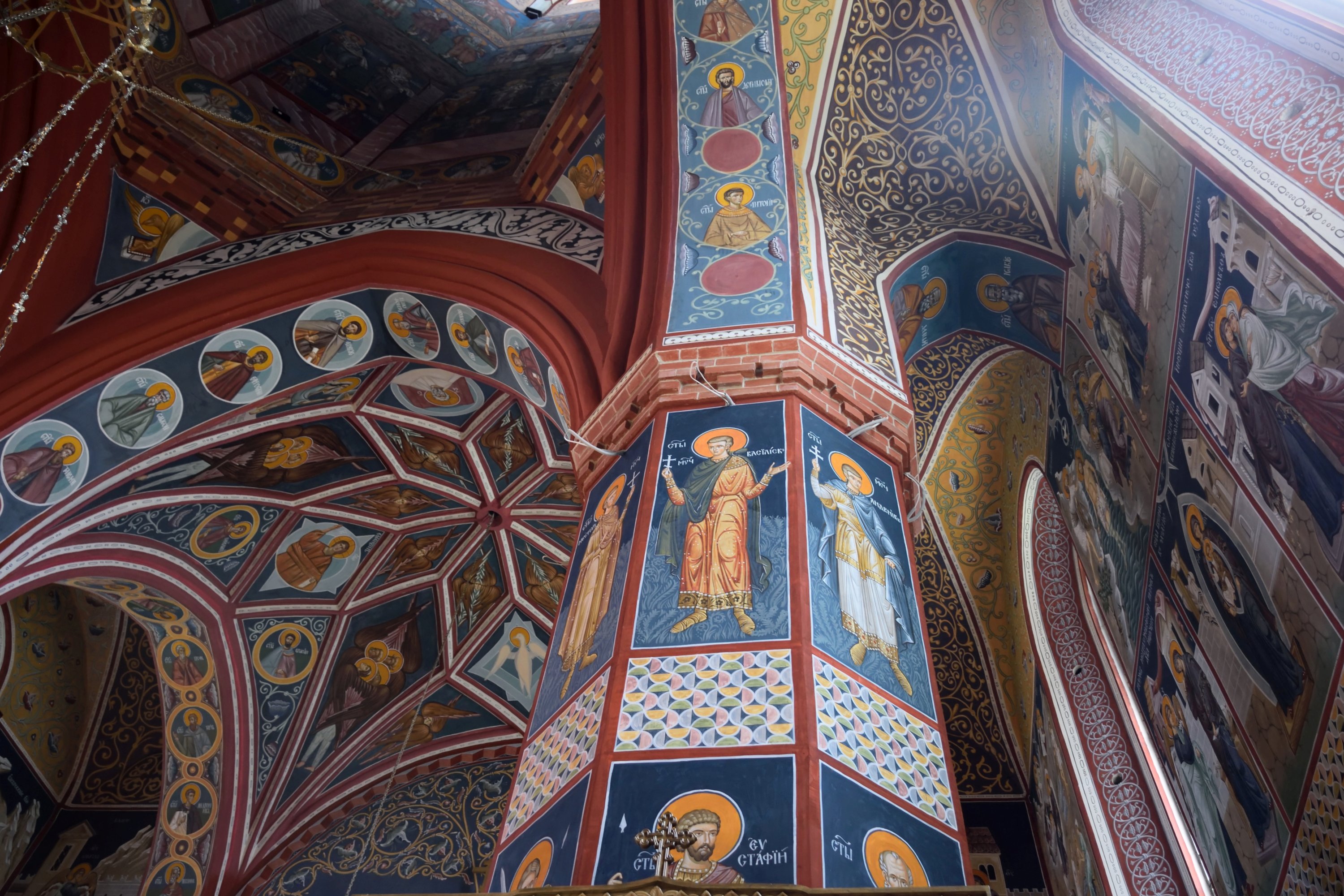 Frescos in Supraśl monastery, 2021