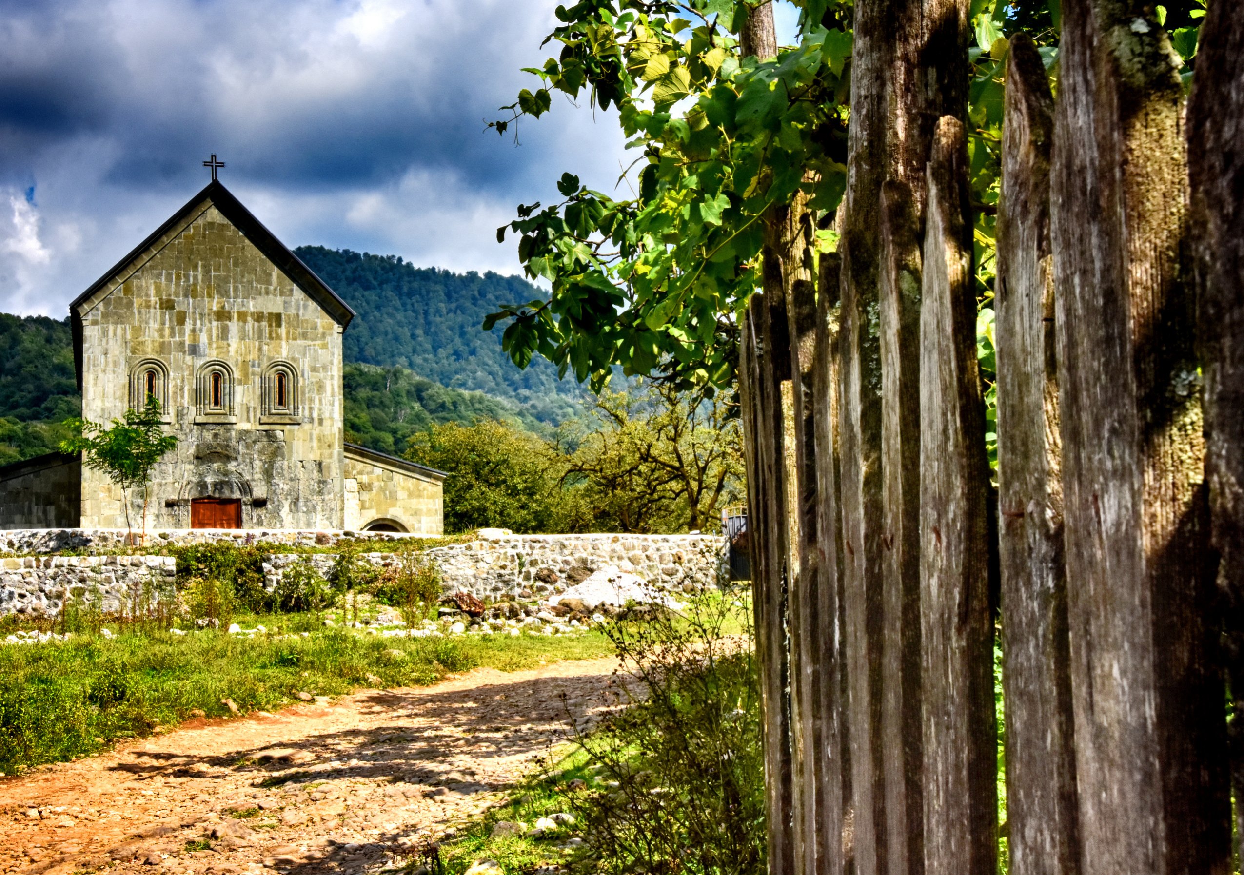 The Orthodox church in Skuri. Tsalenjikha. Georgia.