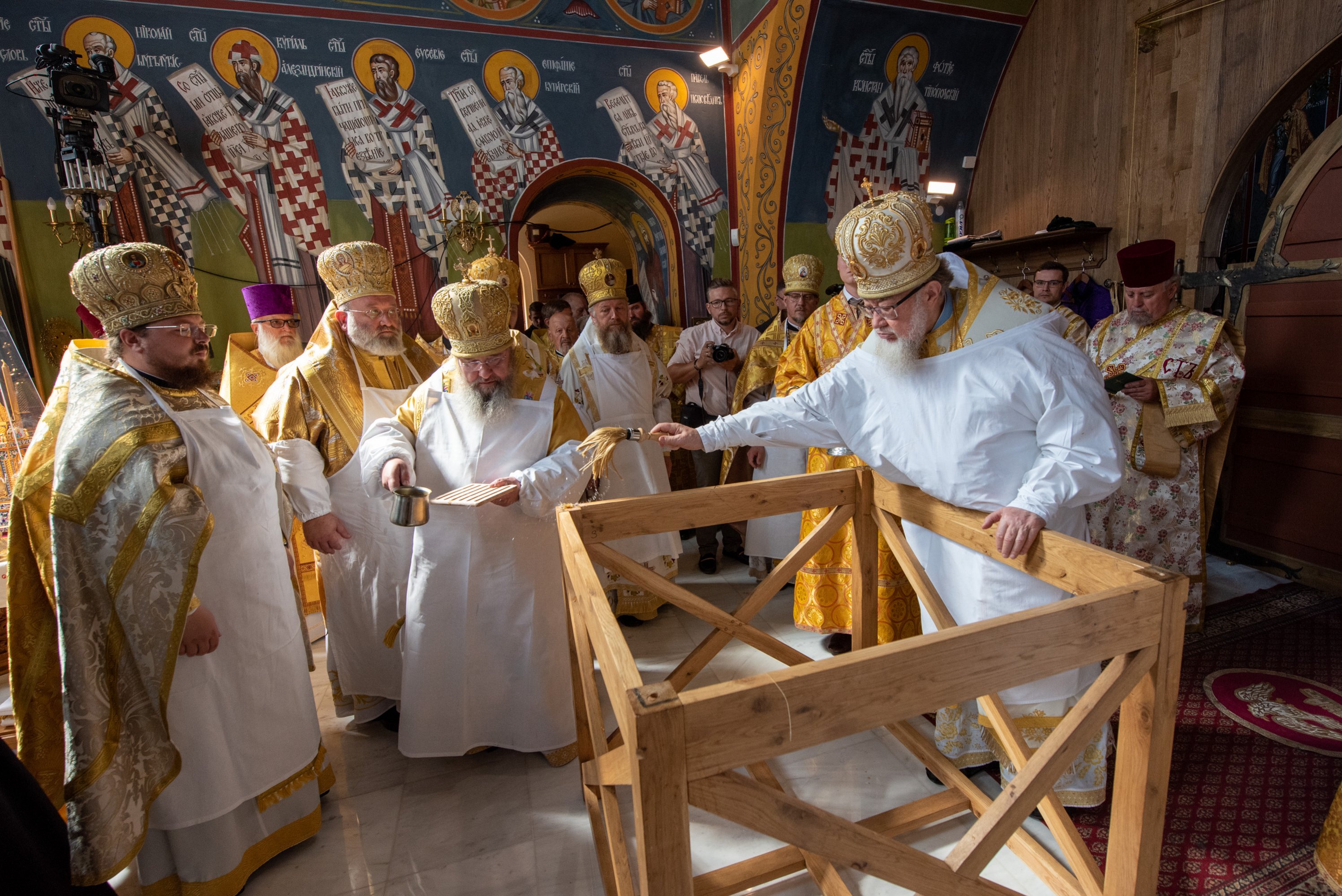 The consecration of Annunciation Cathedral of Supraśl Monastery