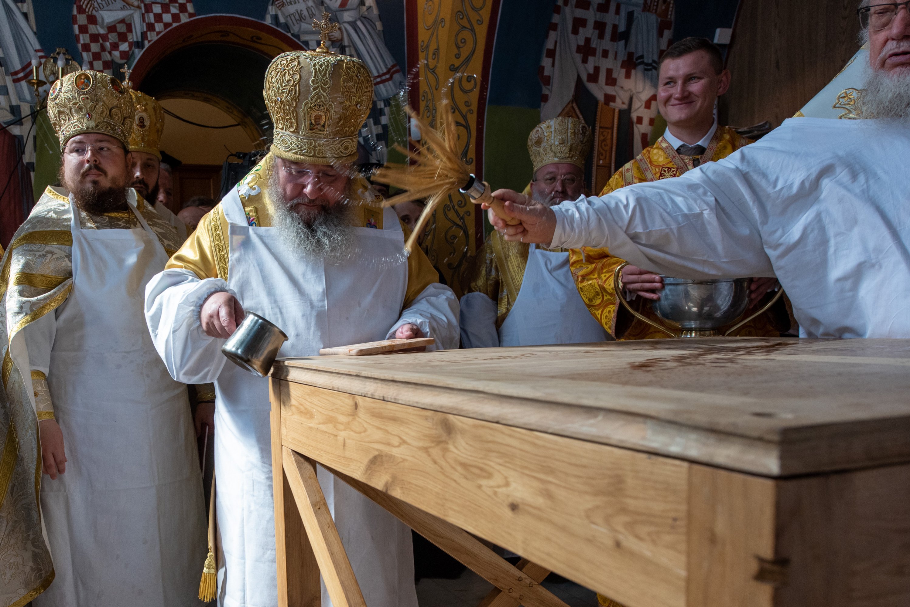 The consecration of Annunciation Cathedral of Supraśl Monastery