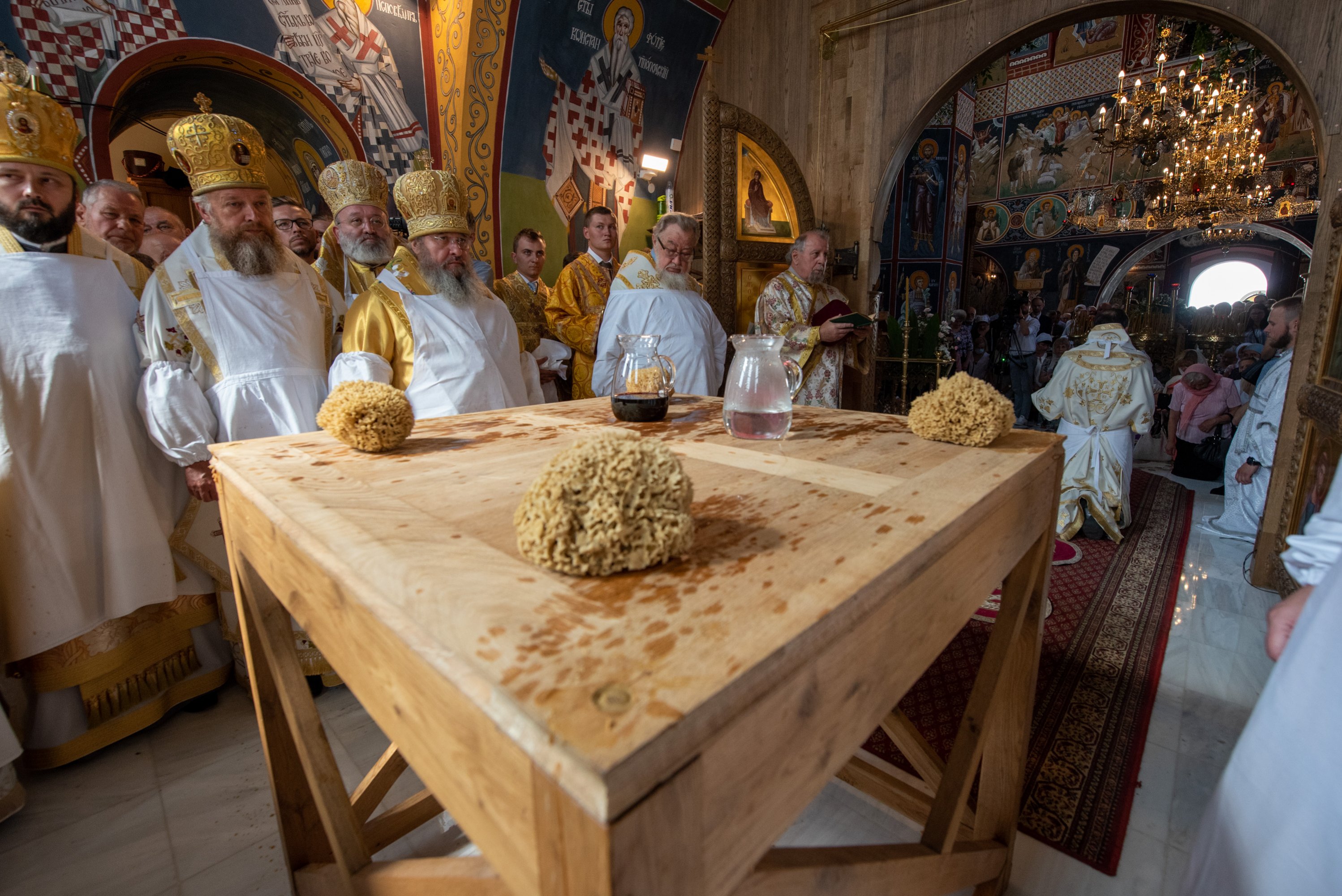 The consecration of Annunciation Cathedral of Supraśl Monastery