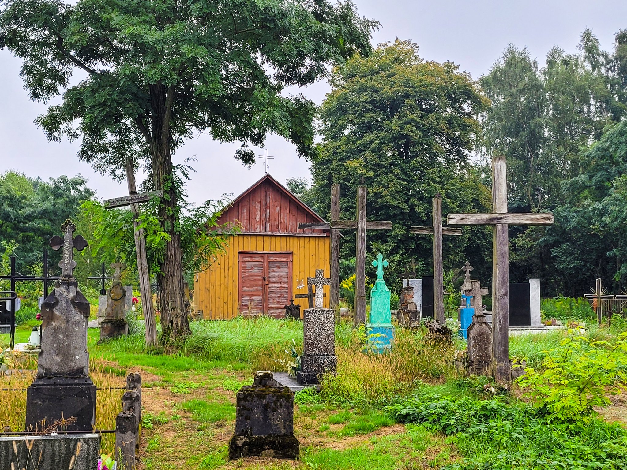 The Orthodox cementary church in Kaplonosy