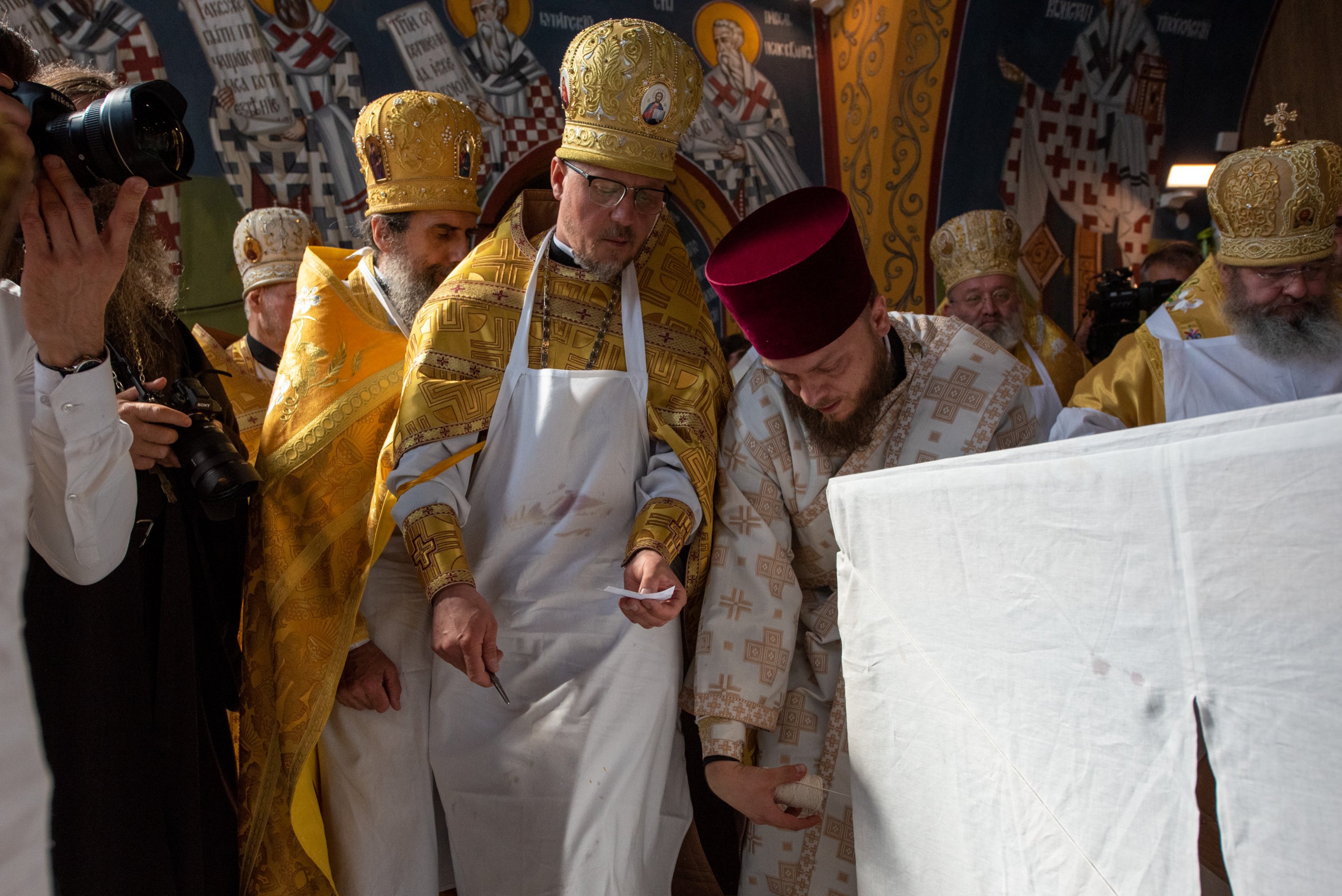 The consecration of Annunciation Cathedral of Supraśl Monastery