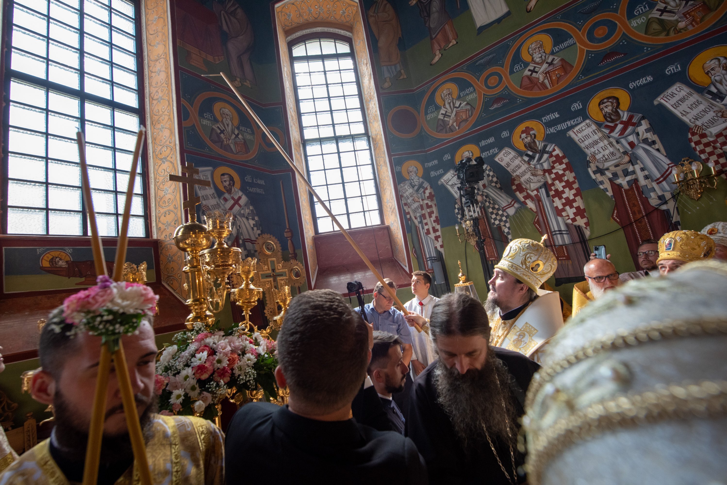 The consecration of Annunciation Cathedral of Supraśl Monastery