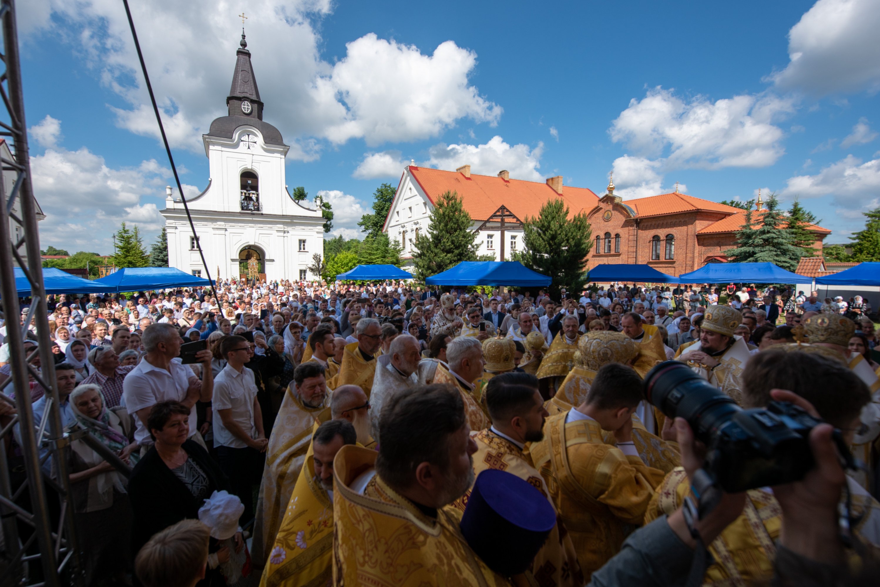 The consecration of Annunciation Cathedral of Supraśl Monastery