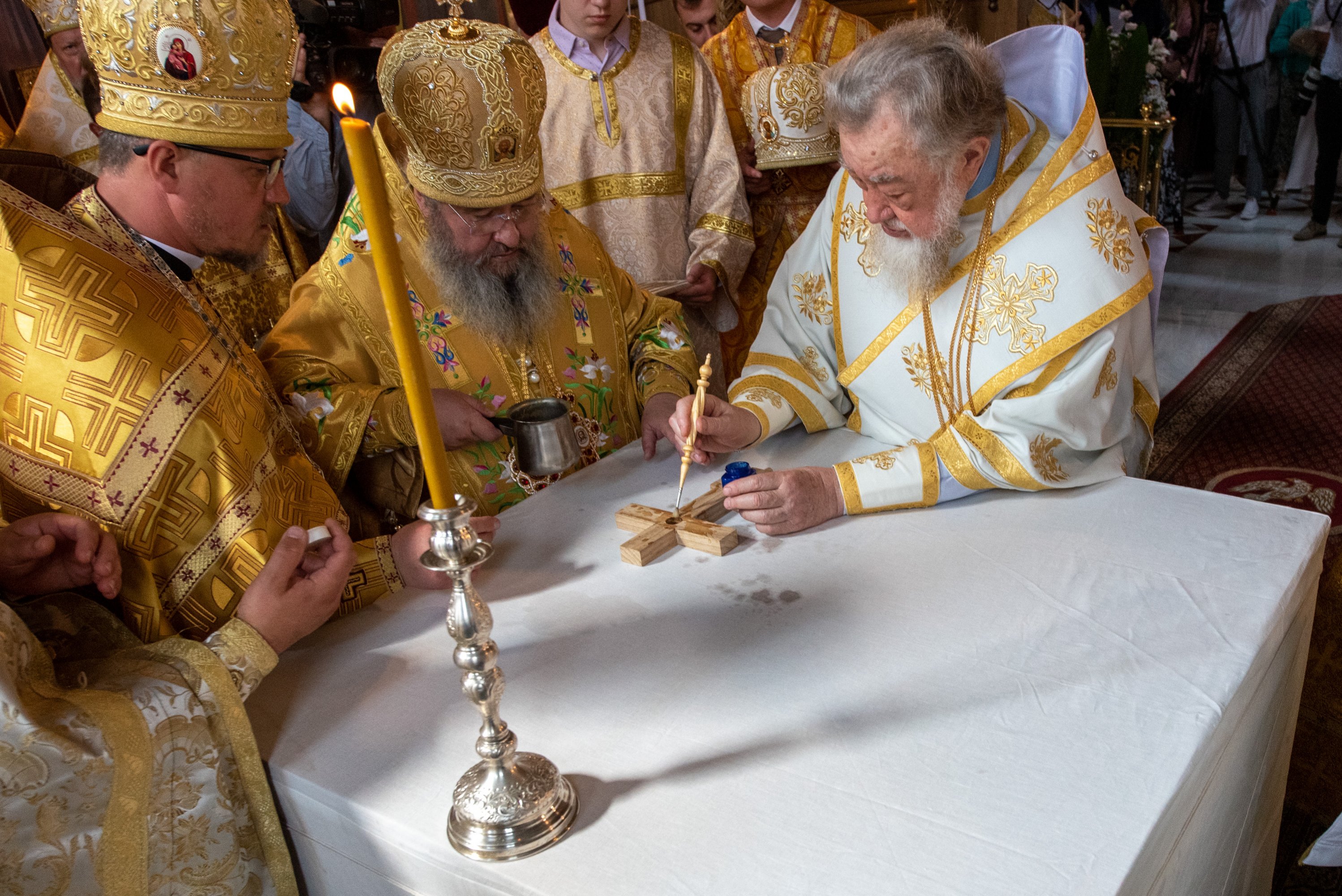 The consecration of Annunciation Cathedral of Supraśl Monastery