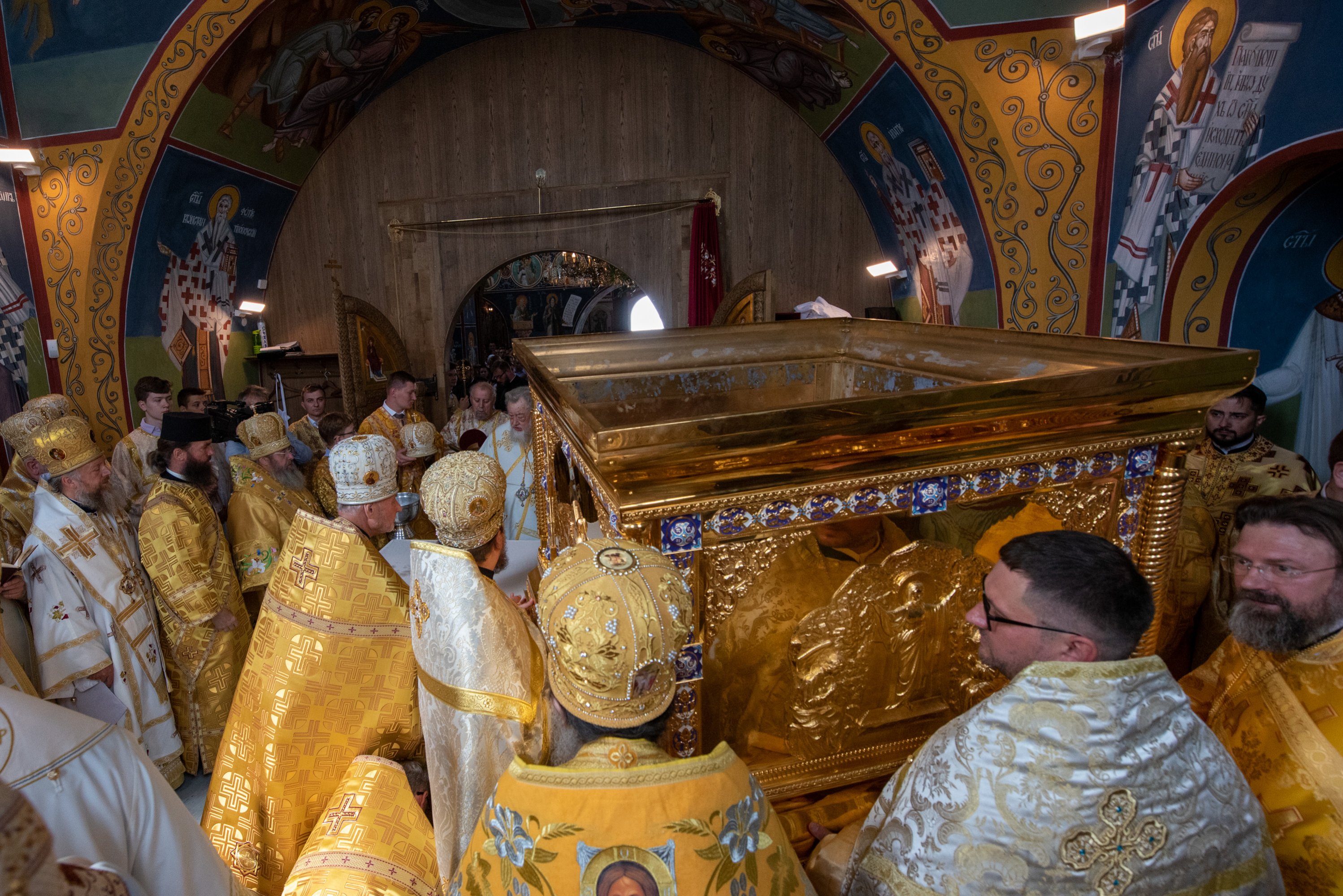 The consecration of Annunciation Cathedral of Supraśl Monastery