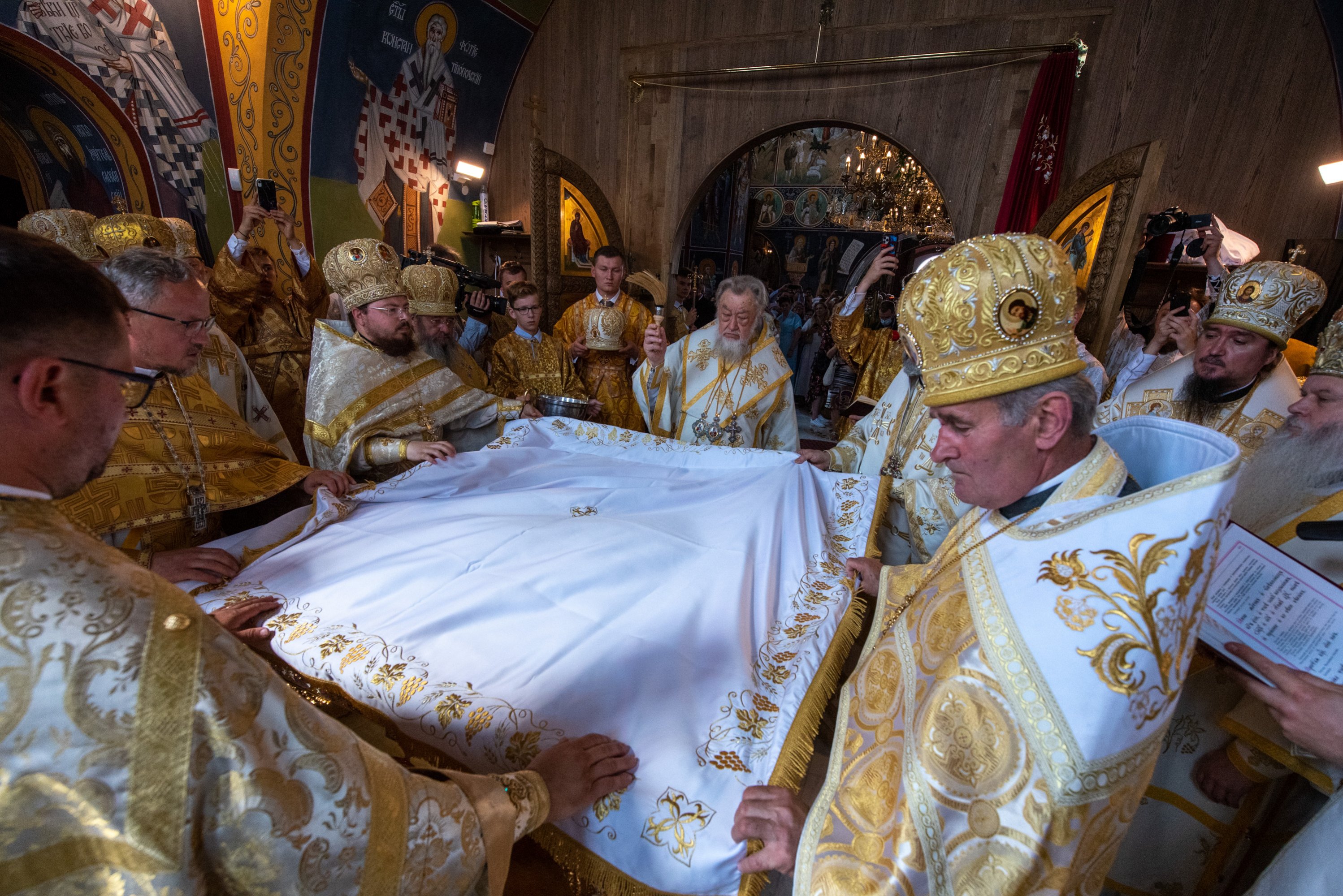 The consecration of Annunciation Cathedral of Supraśl Monastery