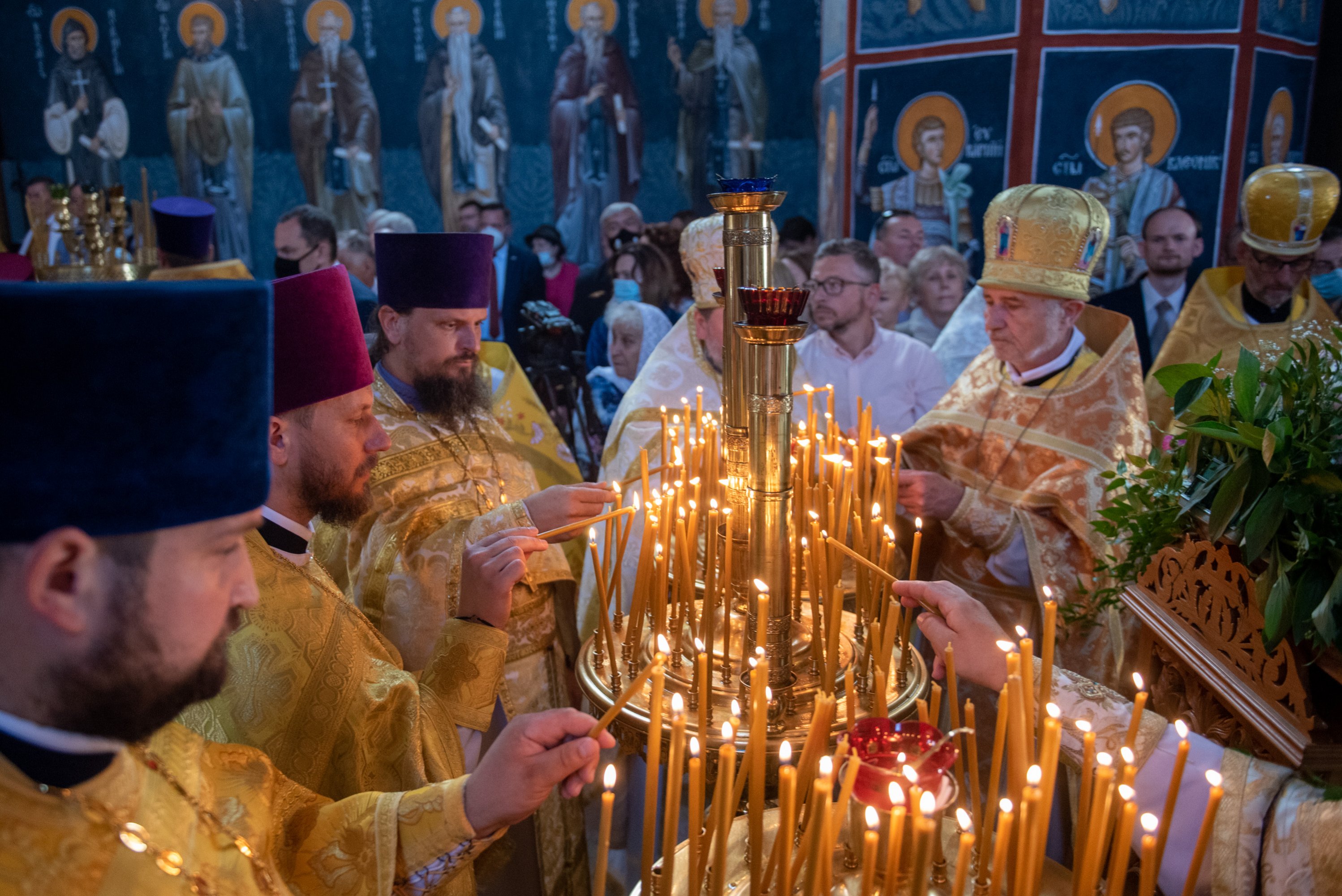 The consecration of Annunciation Cathedral of Supraśl Monastery