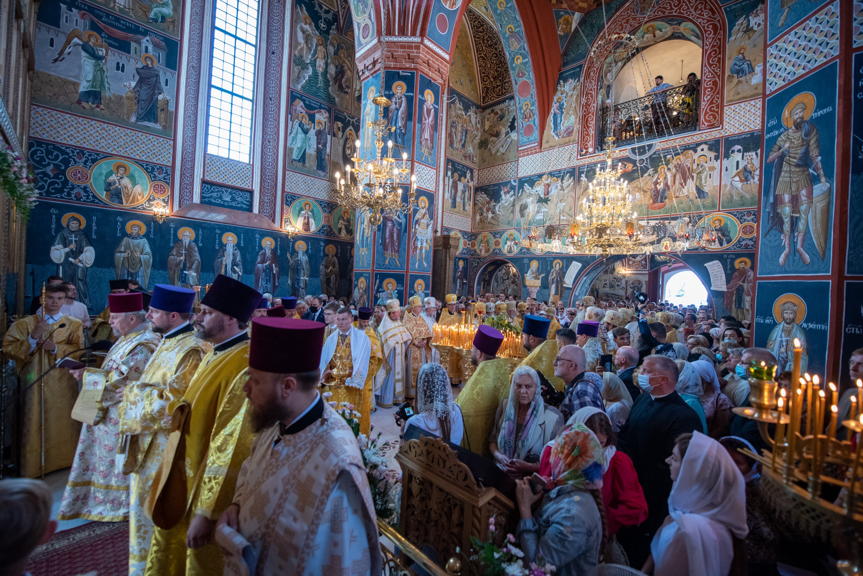 The consecration of Annunciation Cathedral of Supraśl Monastery