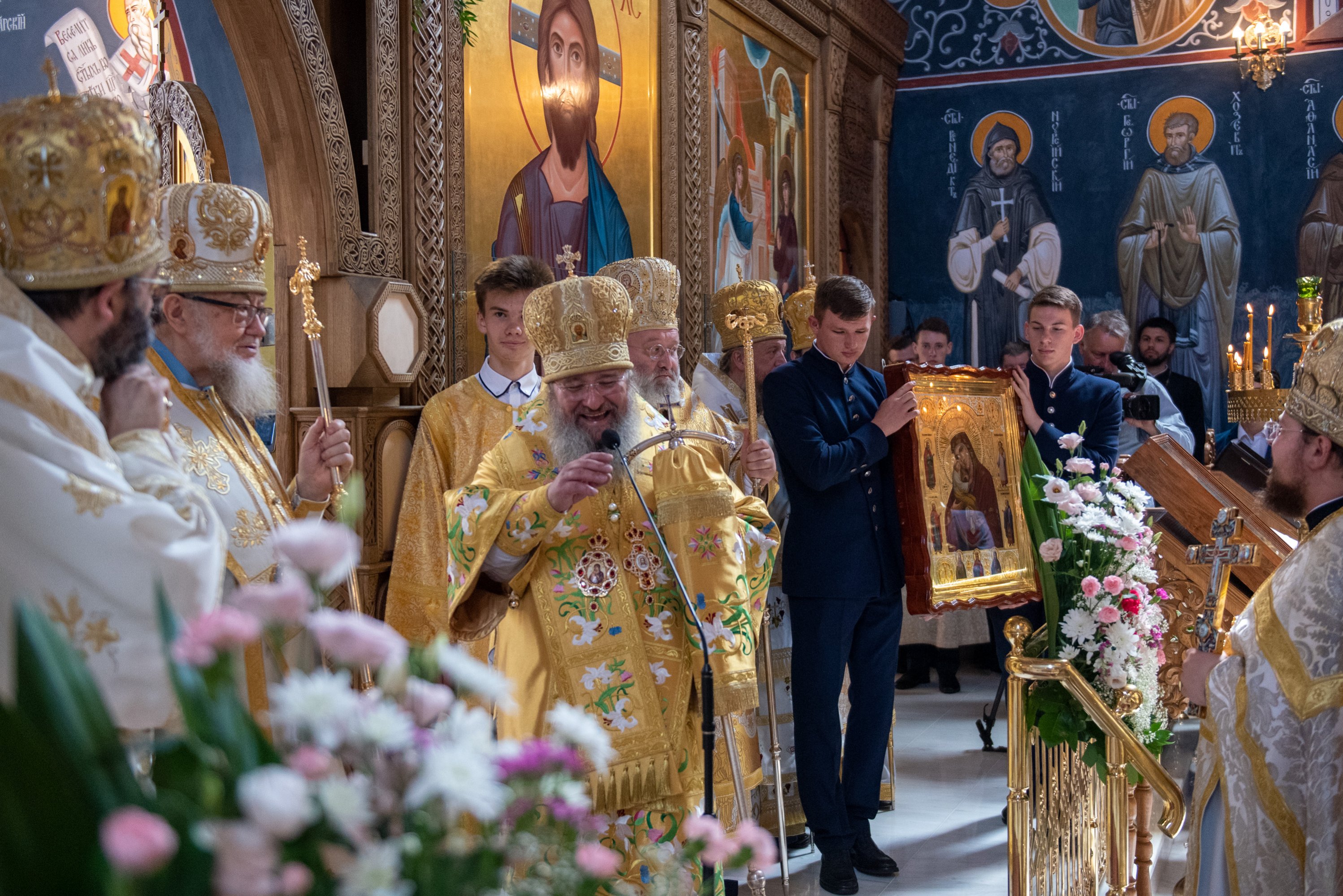 The consecration of Annunciation Cathedral of Supraśl Monastery