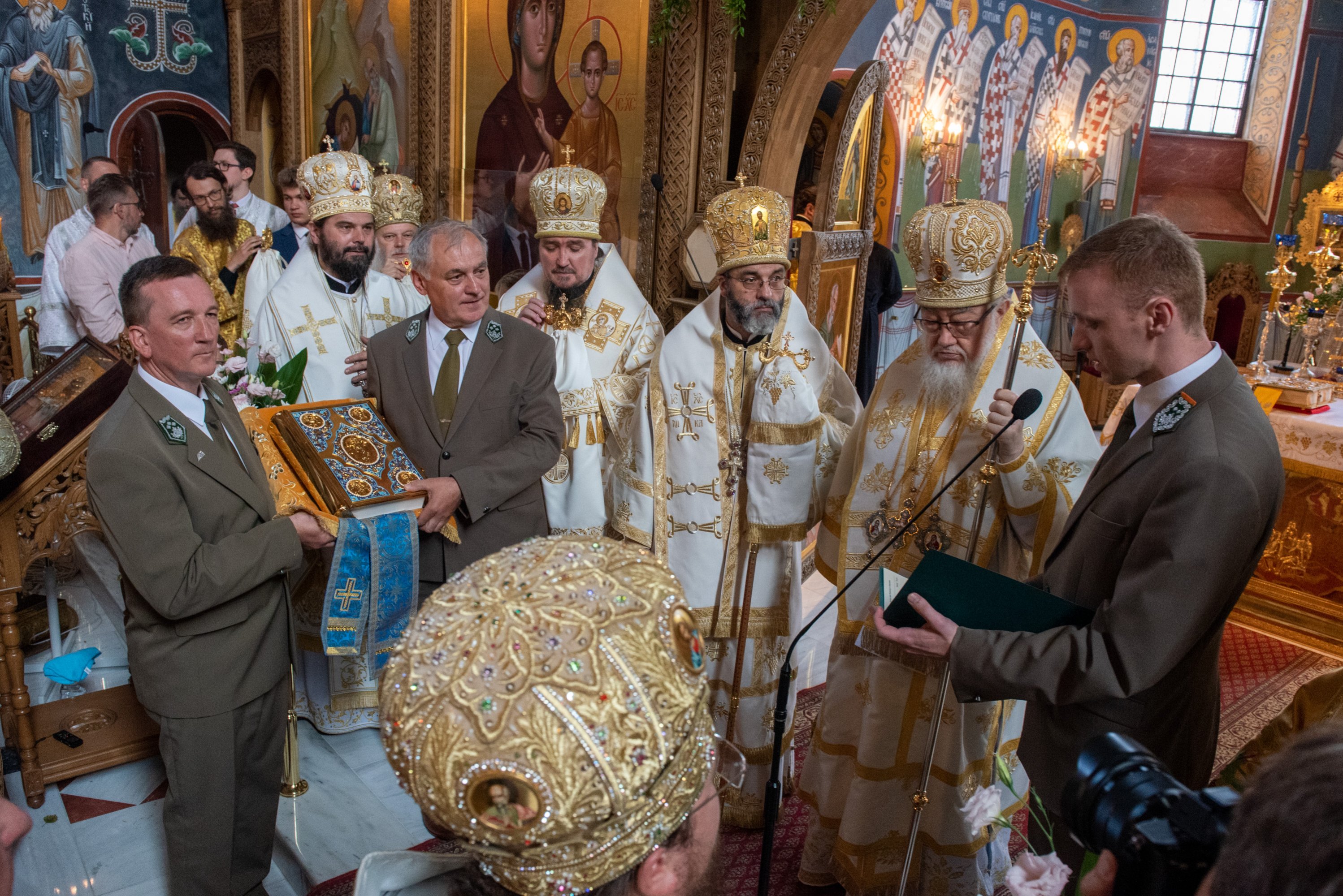 The consecration of Annunciation Cathedral of Supraśl Monastery